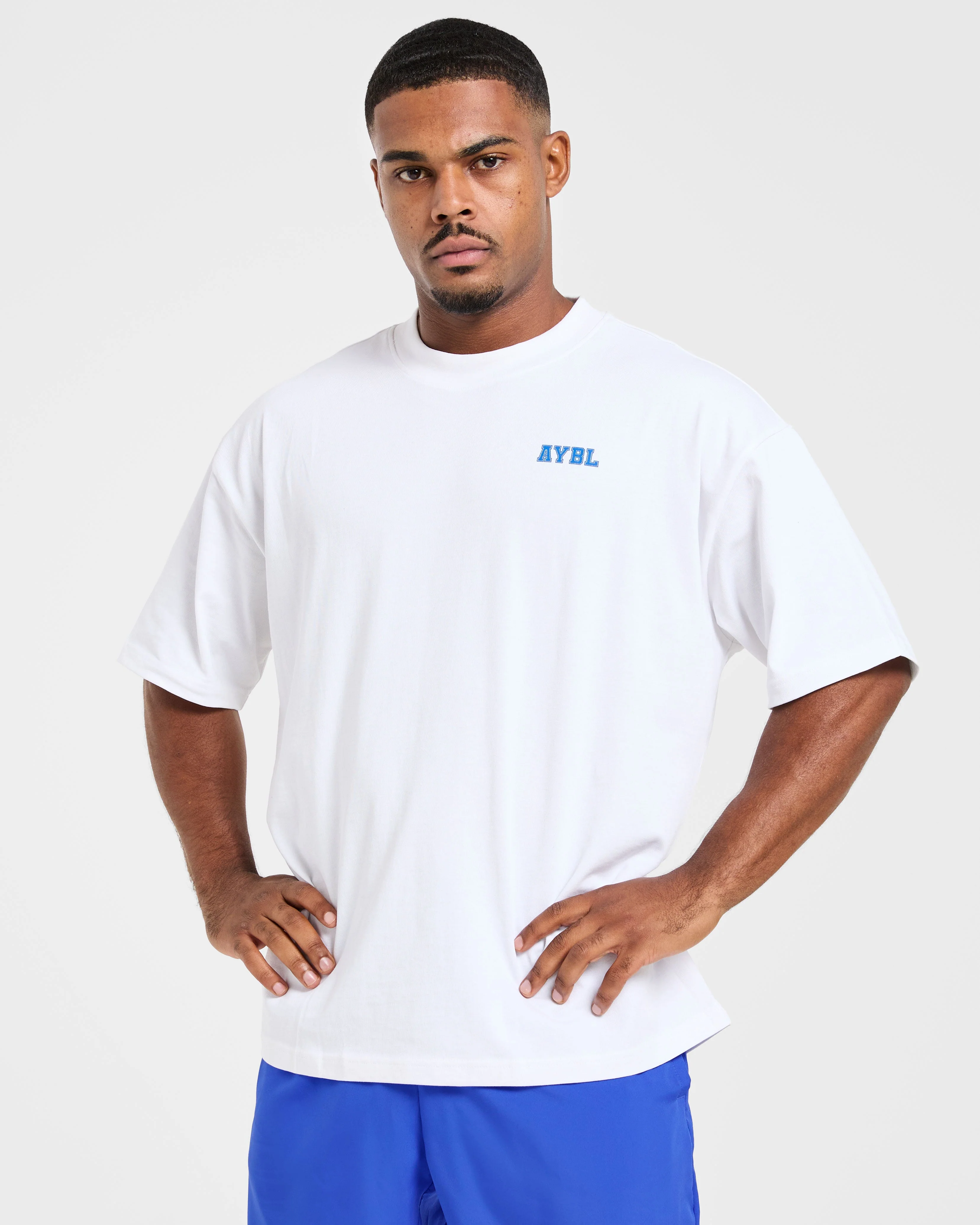 Power In Motion Oversized T Shirt - White - Image 8
