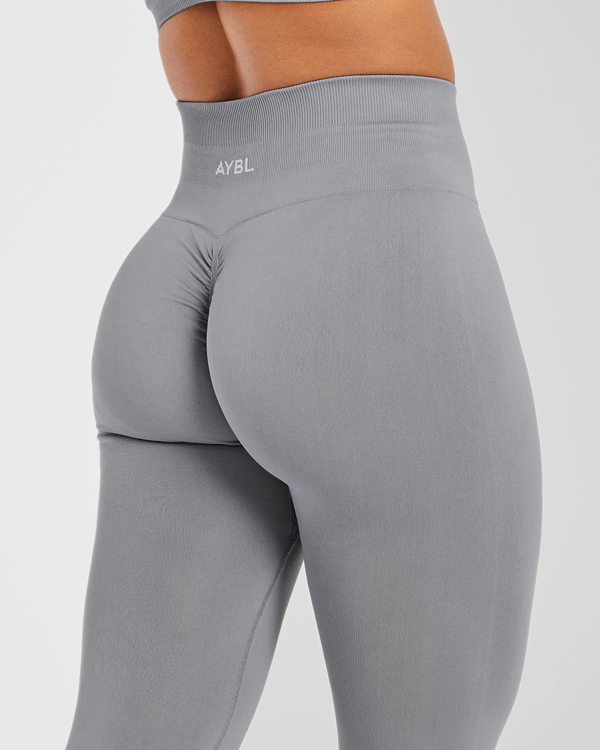 Power Seamless Leggings - Grey - Image 6