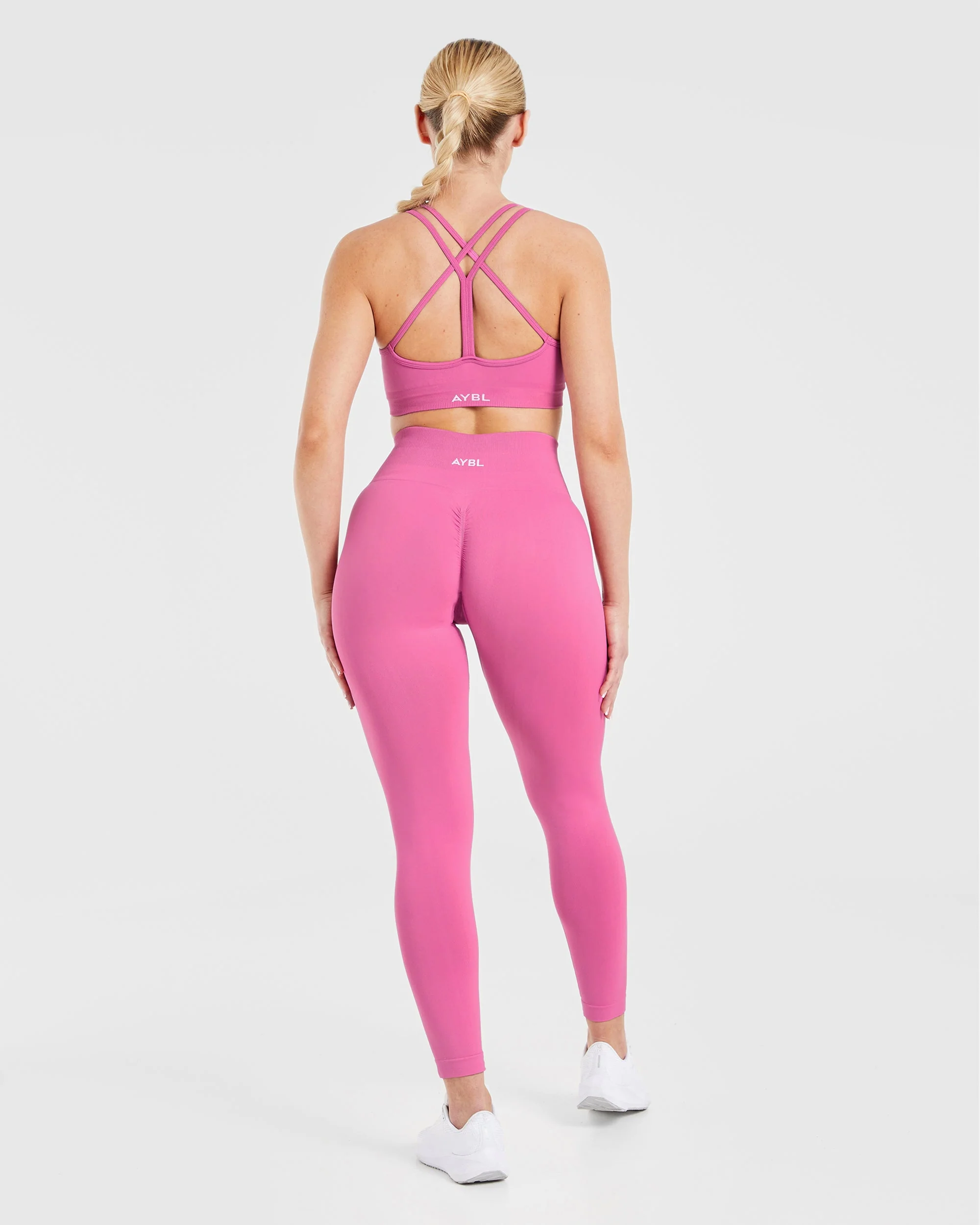 Power Seamless Leggings - Pink - Image 4