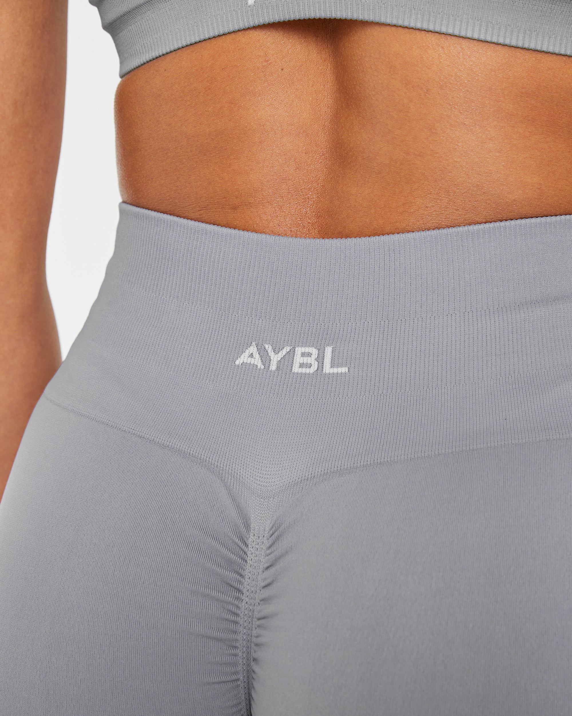 Power Seamless Shorts - Grey - Image 6