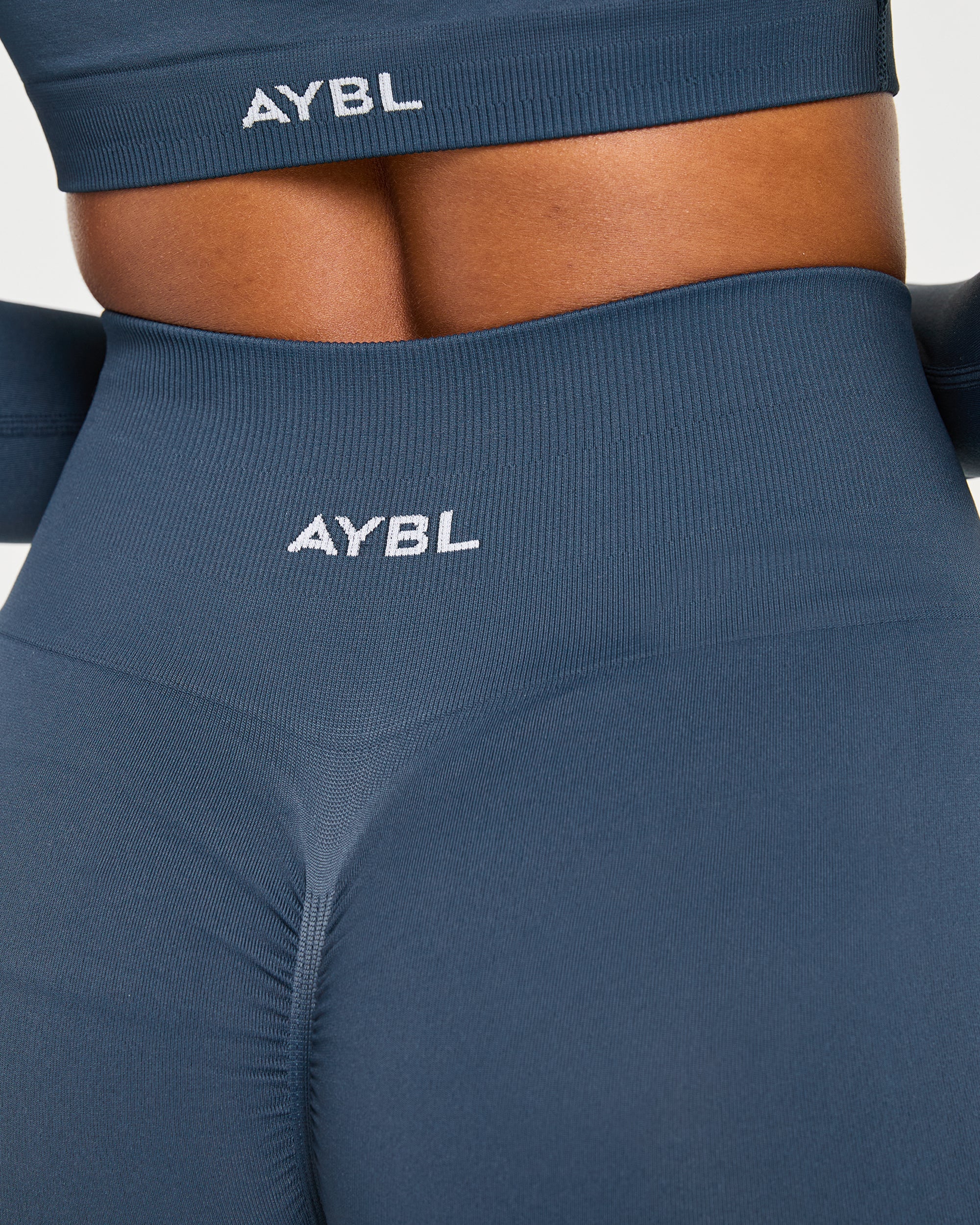 Power Seamless Shorts - Ocean Teal - Image 5