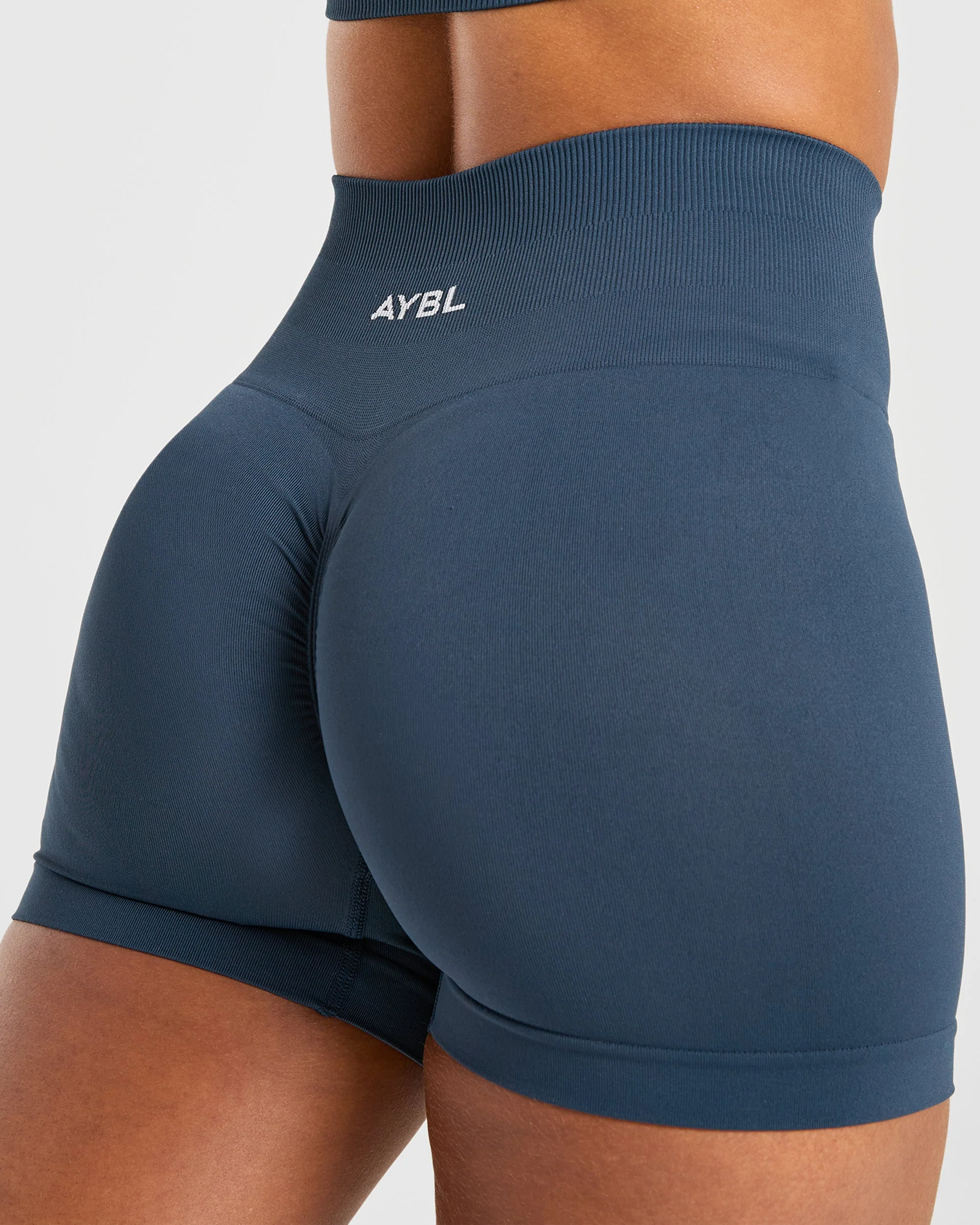 Power Seamless Shorts - Ocean Teal - Image 6