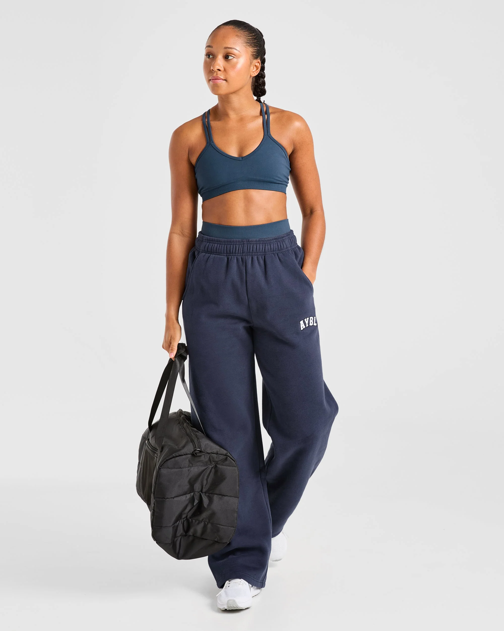 Power Seamless Sports Bra - Ocean Teal - Image 8
