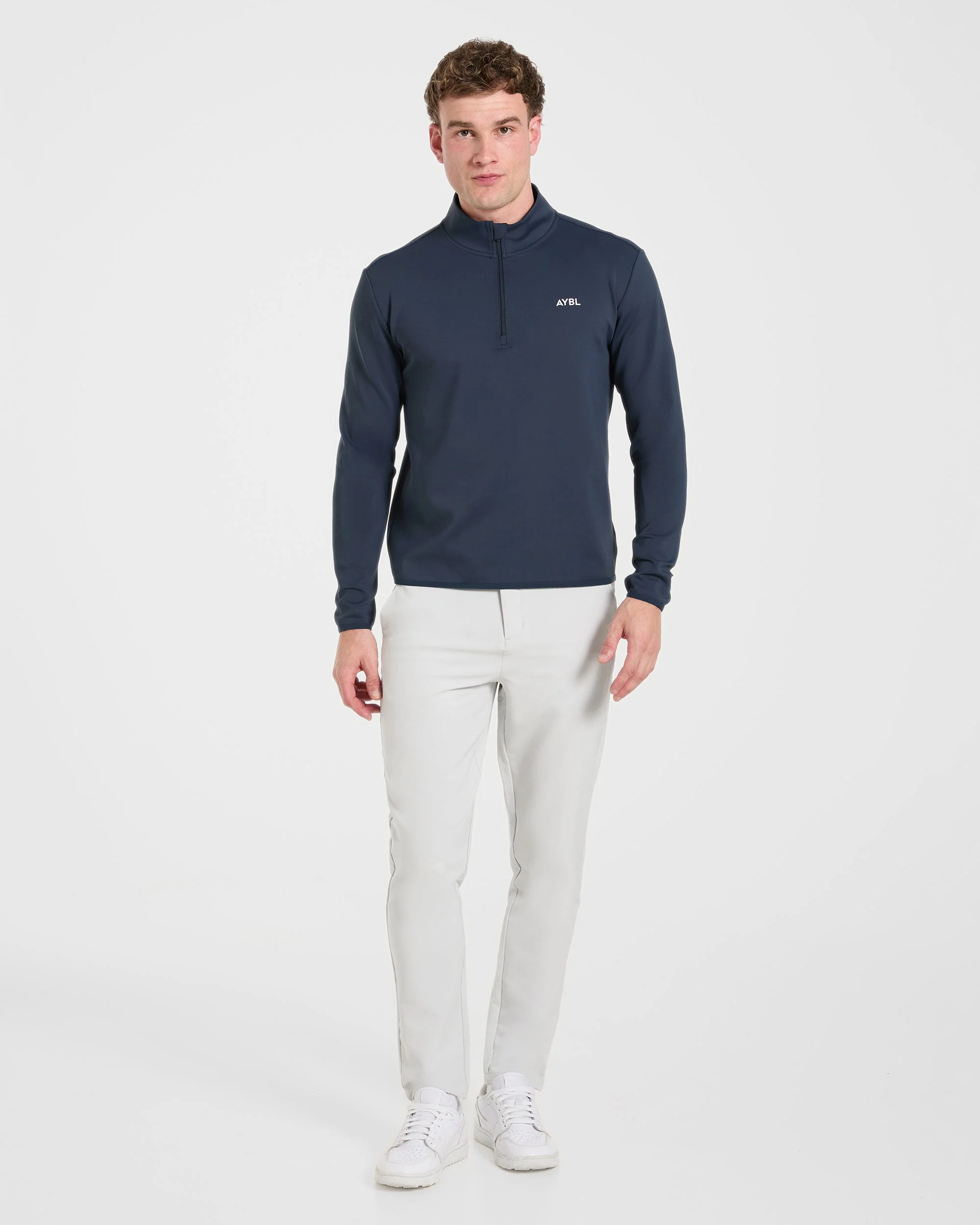 Precision 1/4 Zip Pullover - Navy Blue - Image 3