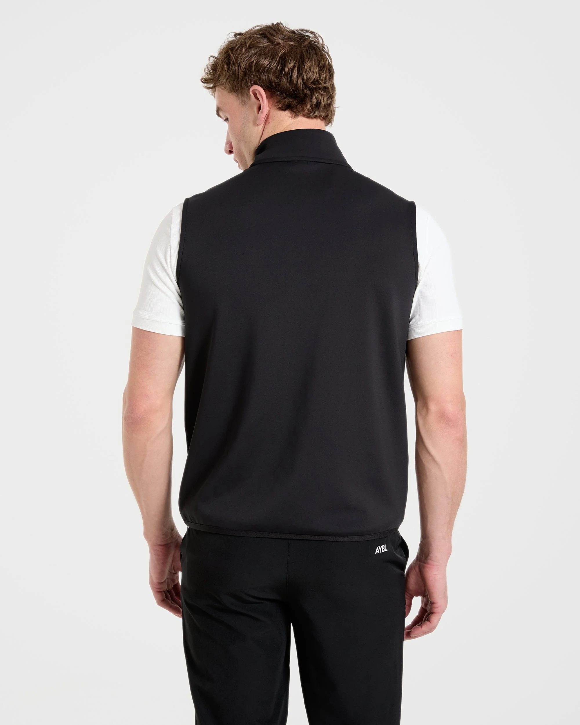 Precision 1/4 Zip Vest - Black - Image 2