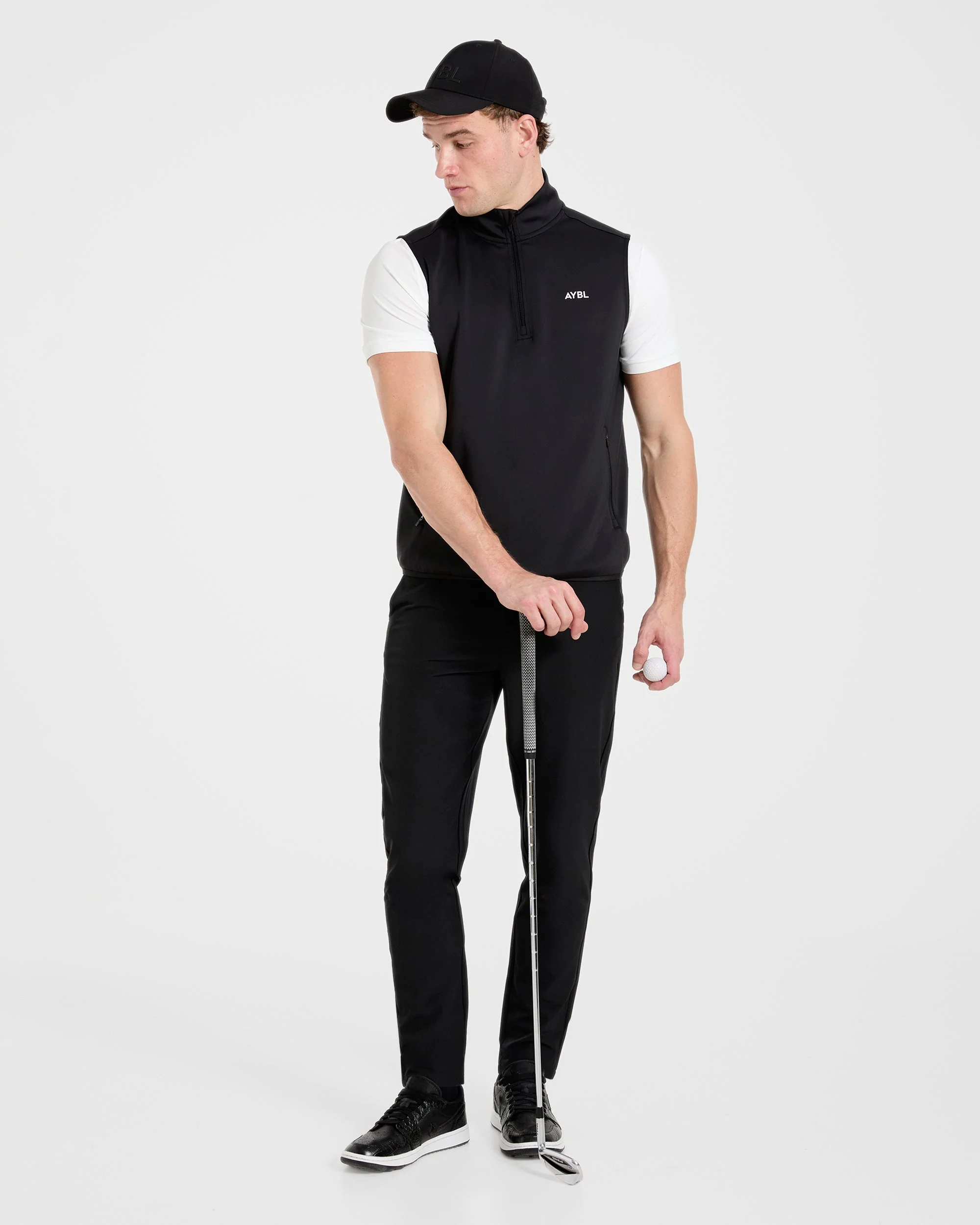 Precision 1/4 Zip Vest - Black - Image 8