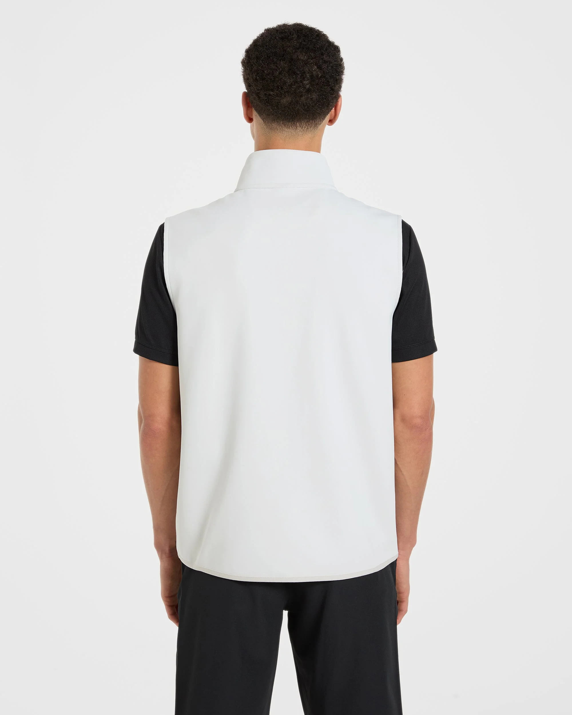 Precision 1/4 Zip Vest - Ice Grey - Image 2