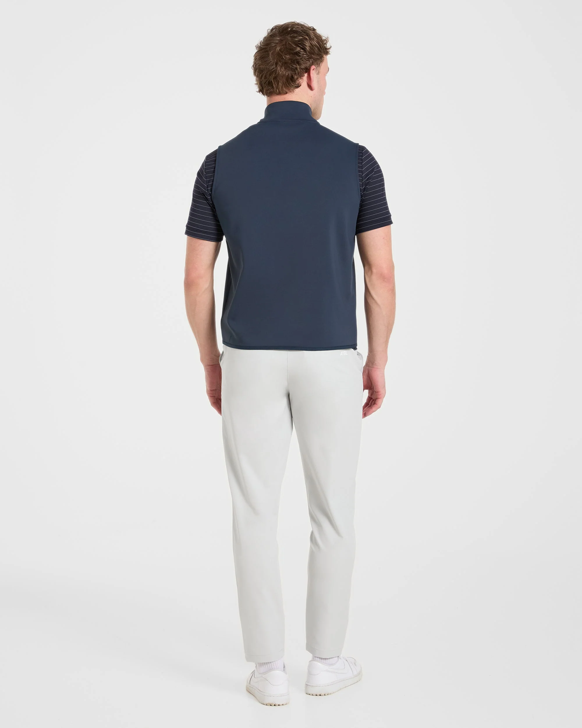Precision 1/4 Zip Vest - Navy Blue - Image 4
