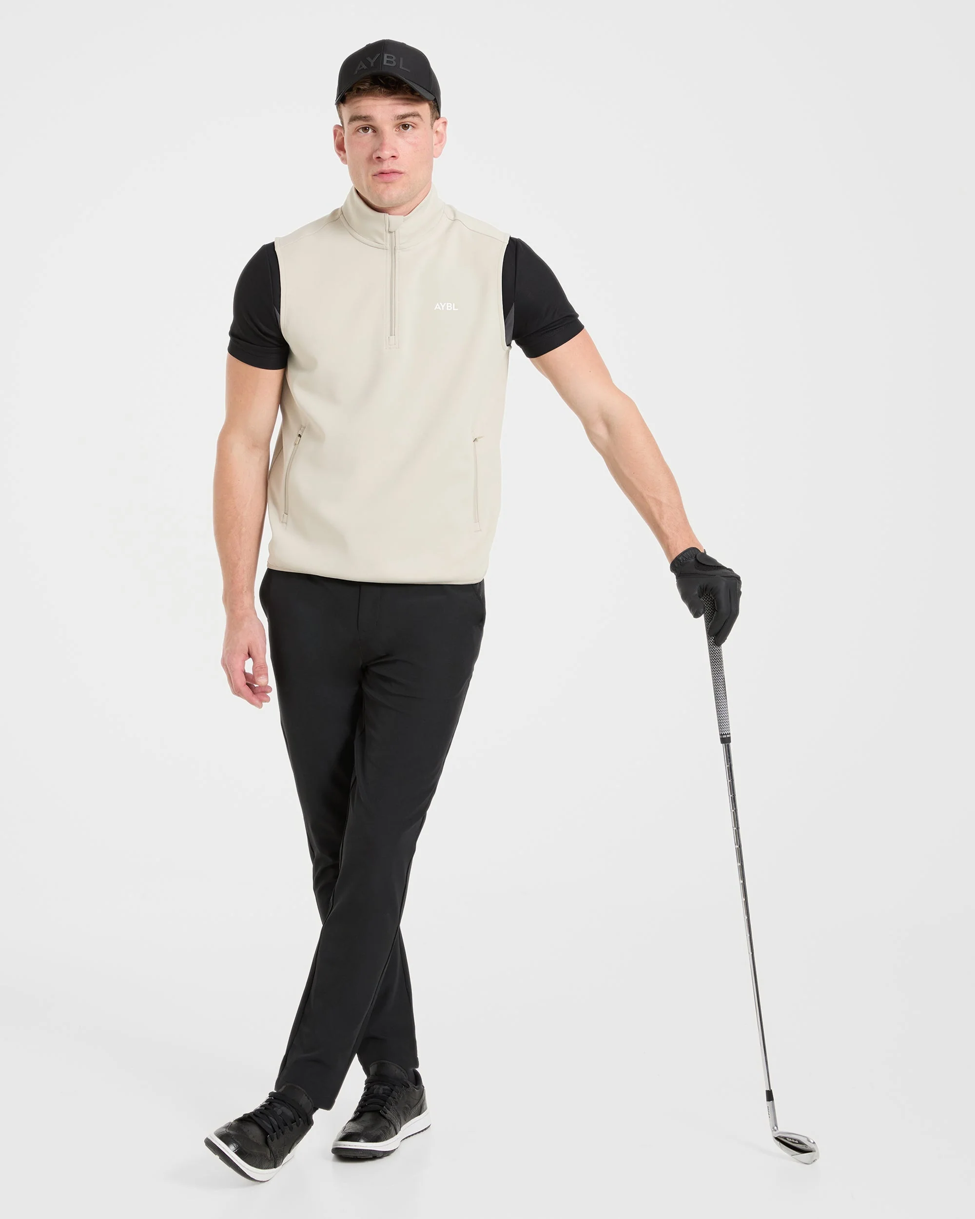Precision 1/4 Zip Vest - Sand - Image 8