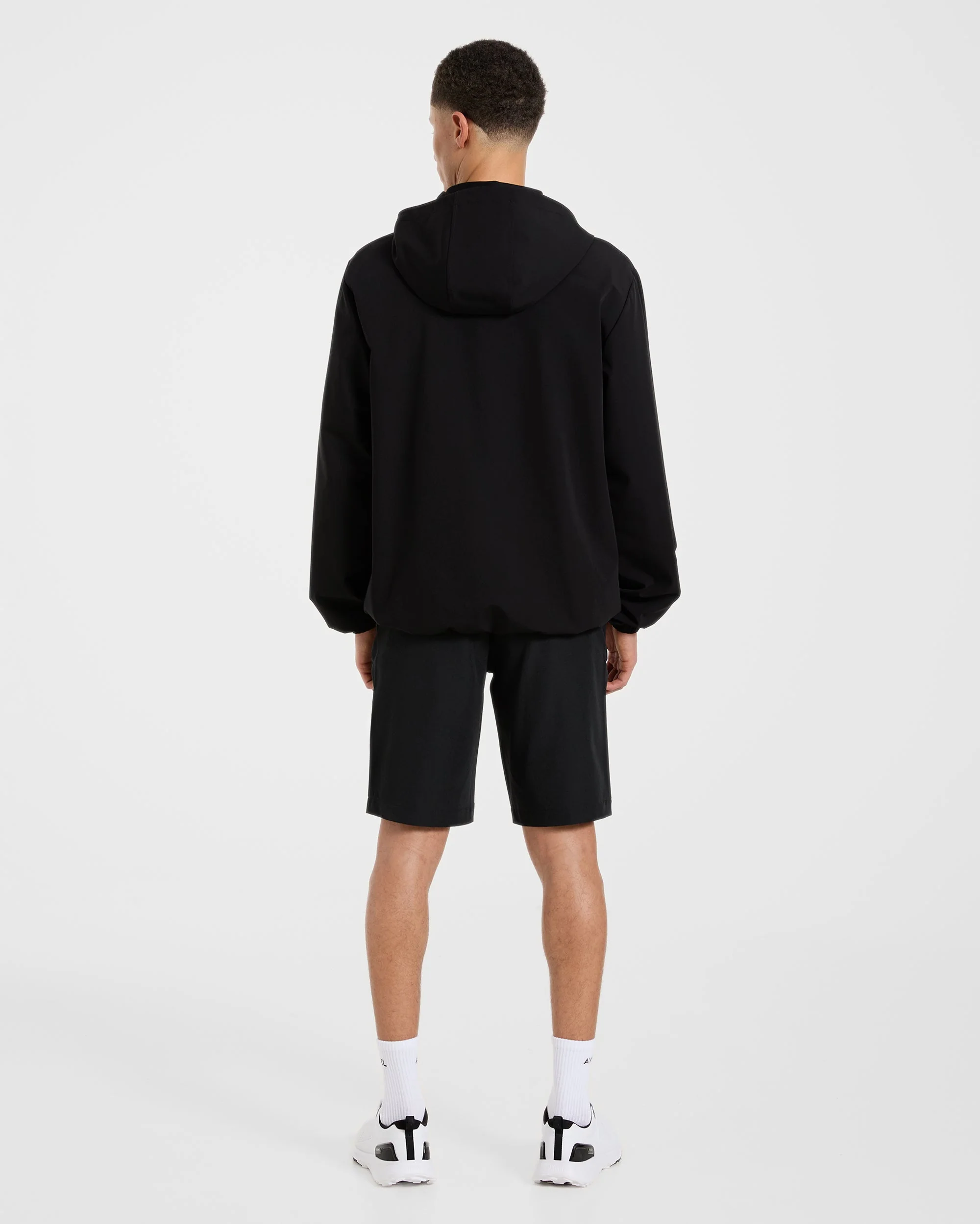 Precision 1/4 Zip Wind Pullover - Black - Image 4