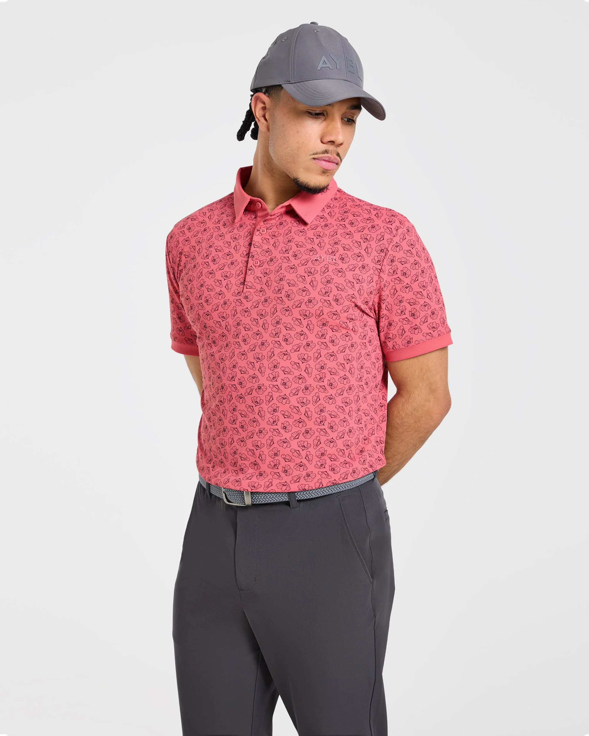 Precision Camellias Polo - Red - Image 7