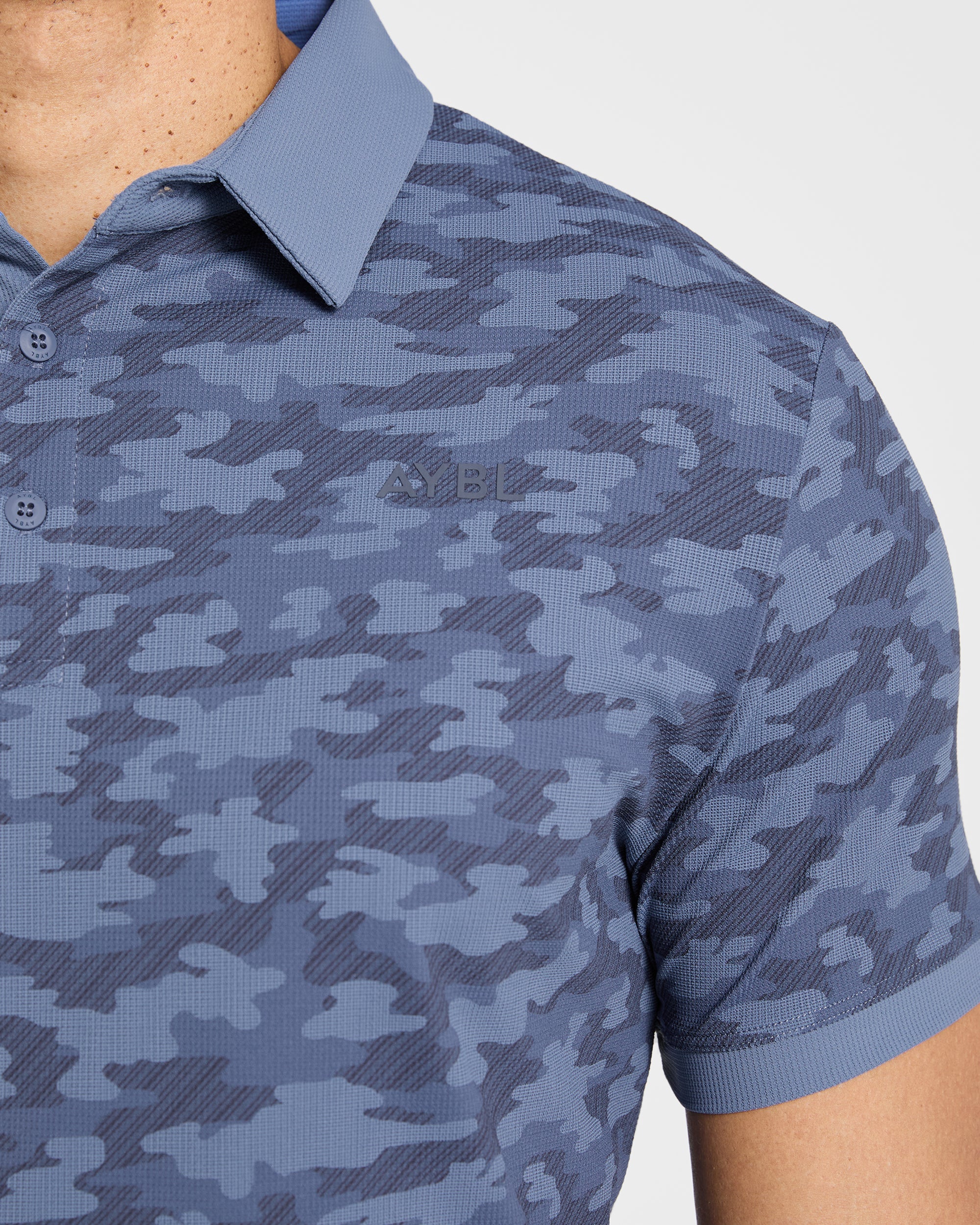 Precision Camo Polo - Blue - Image 5