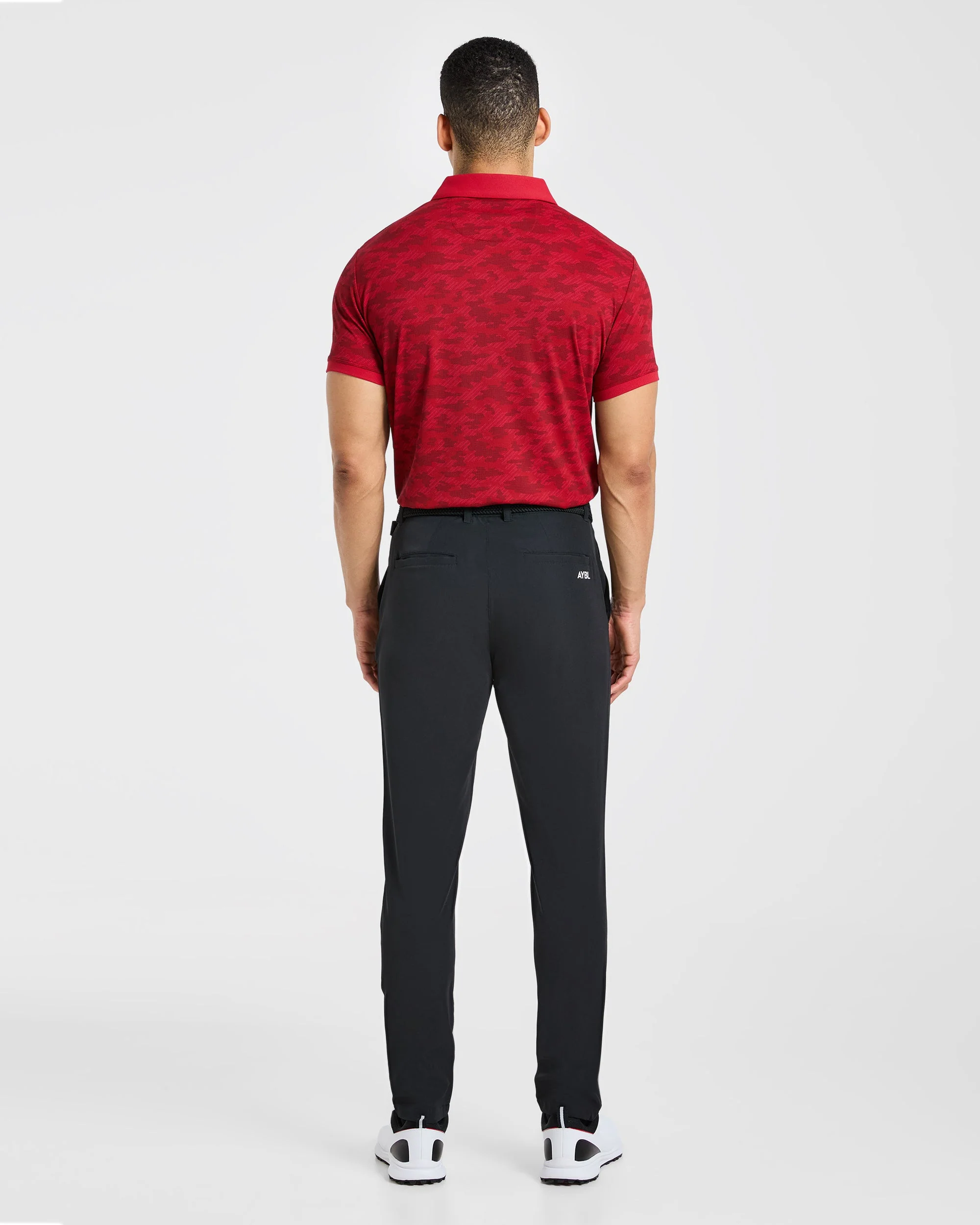 Precision Camo Polo - Muted Red - Image 4