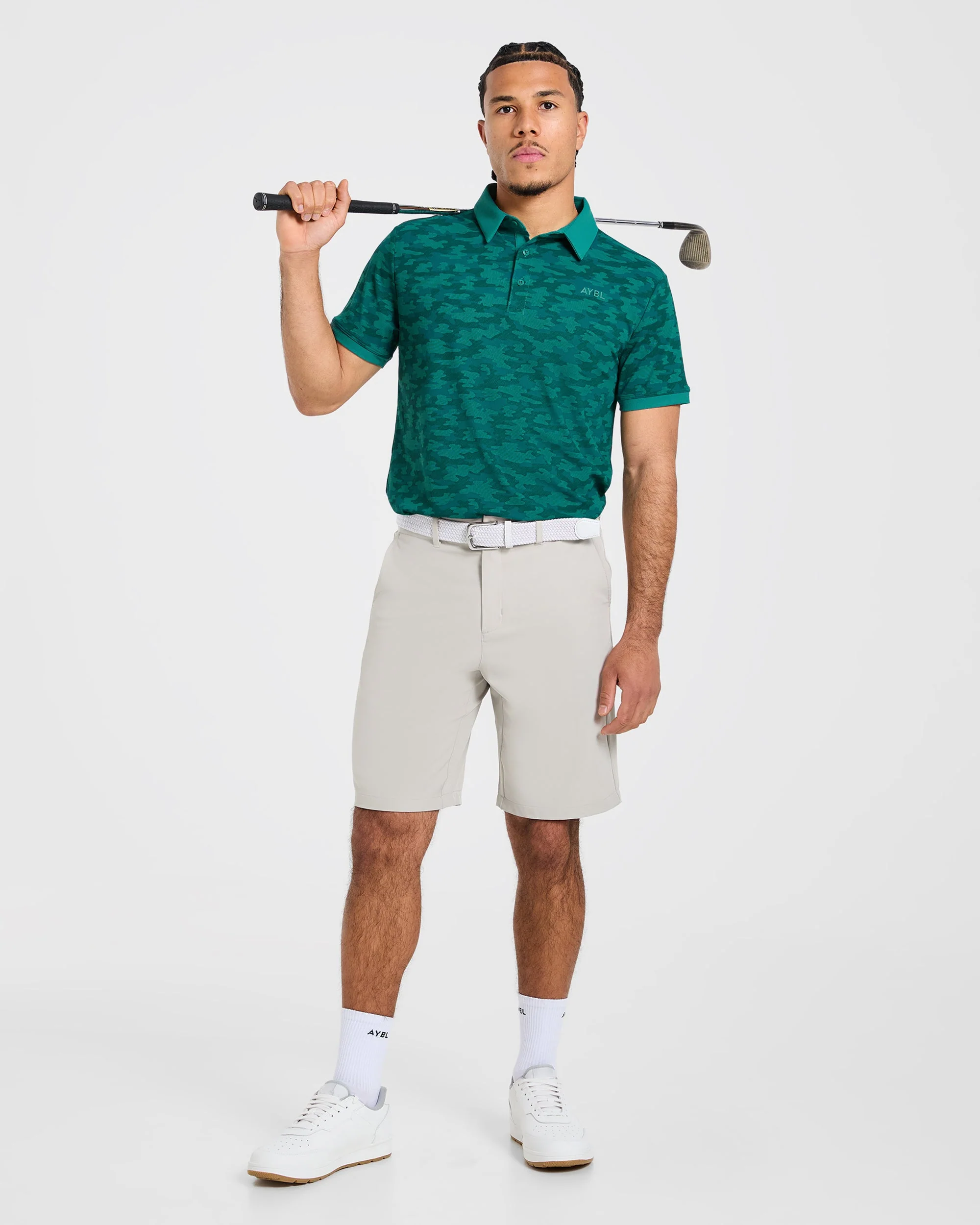 Precision Camo Polo - Pine Teal - Image 7