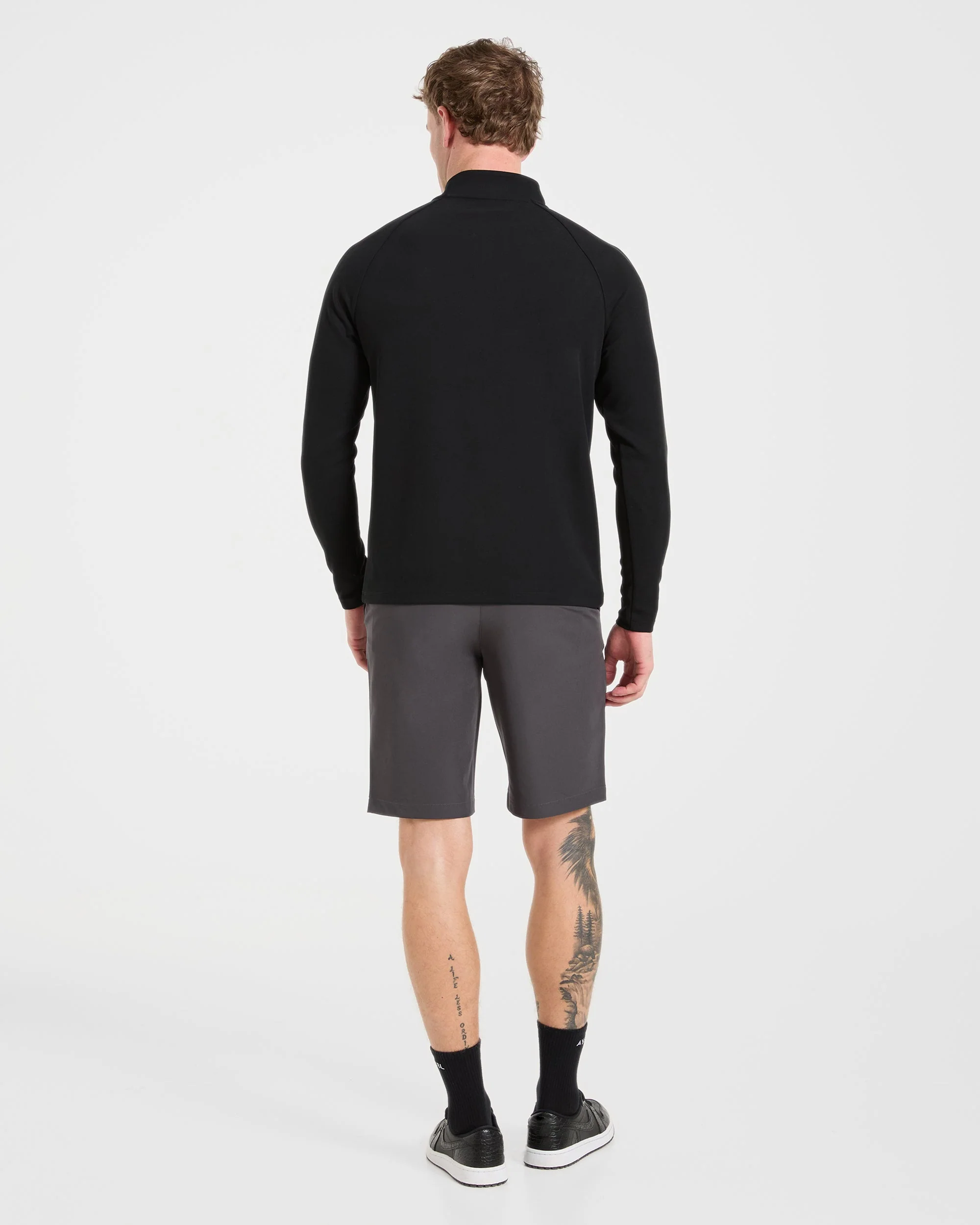 Precision Hybrid 1/4 Zip Pullover - Black - Image 4