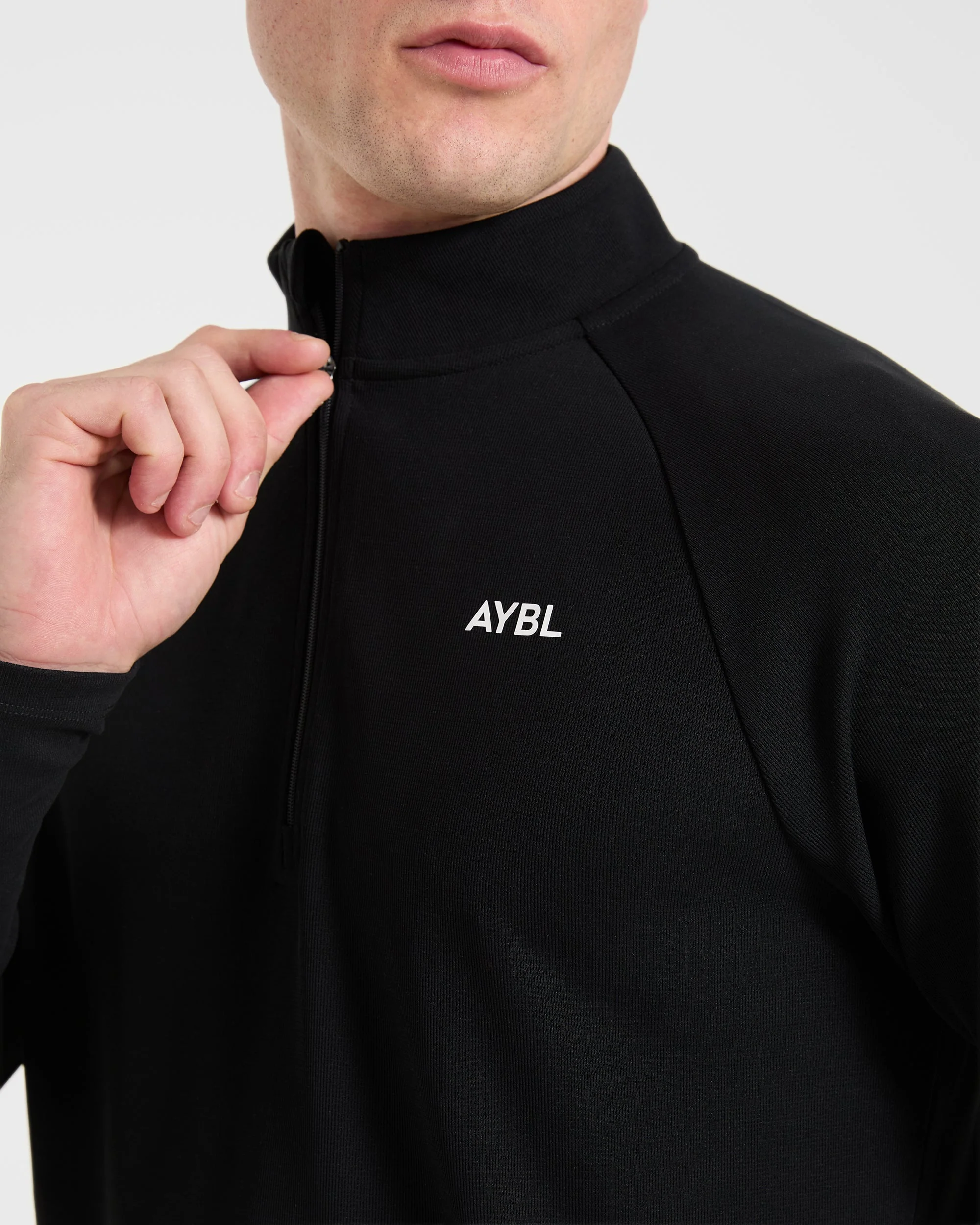 Precision Hybrid 1/4 Zip Pullover - Black - Image 6