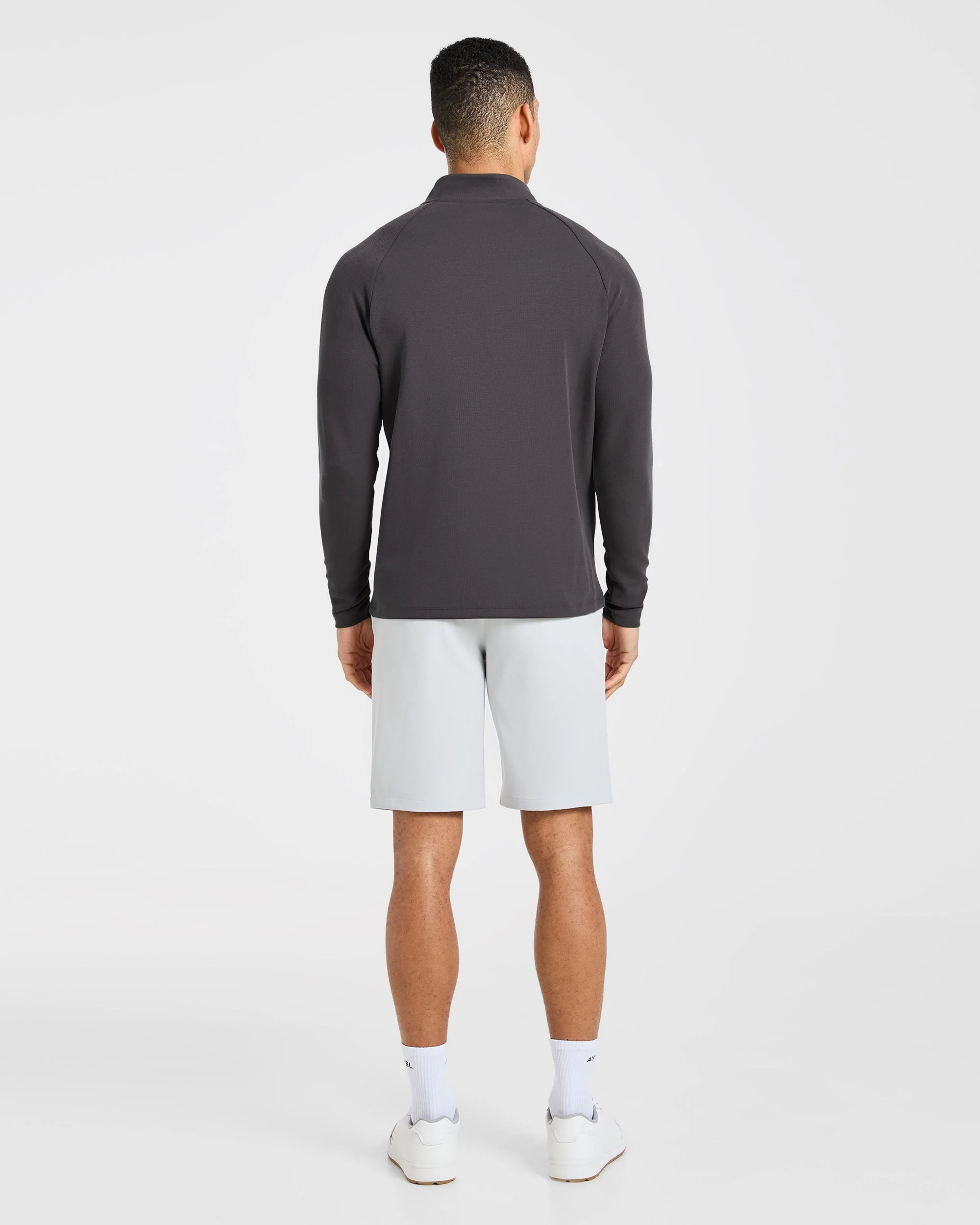 Precision Hybrid 1/4 Zip Pullover - Charcoal - Image 4