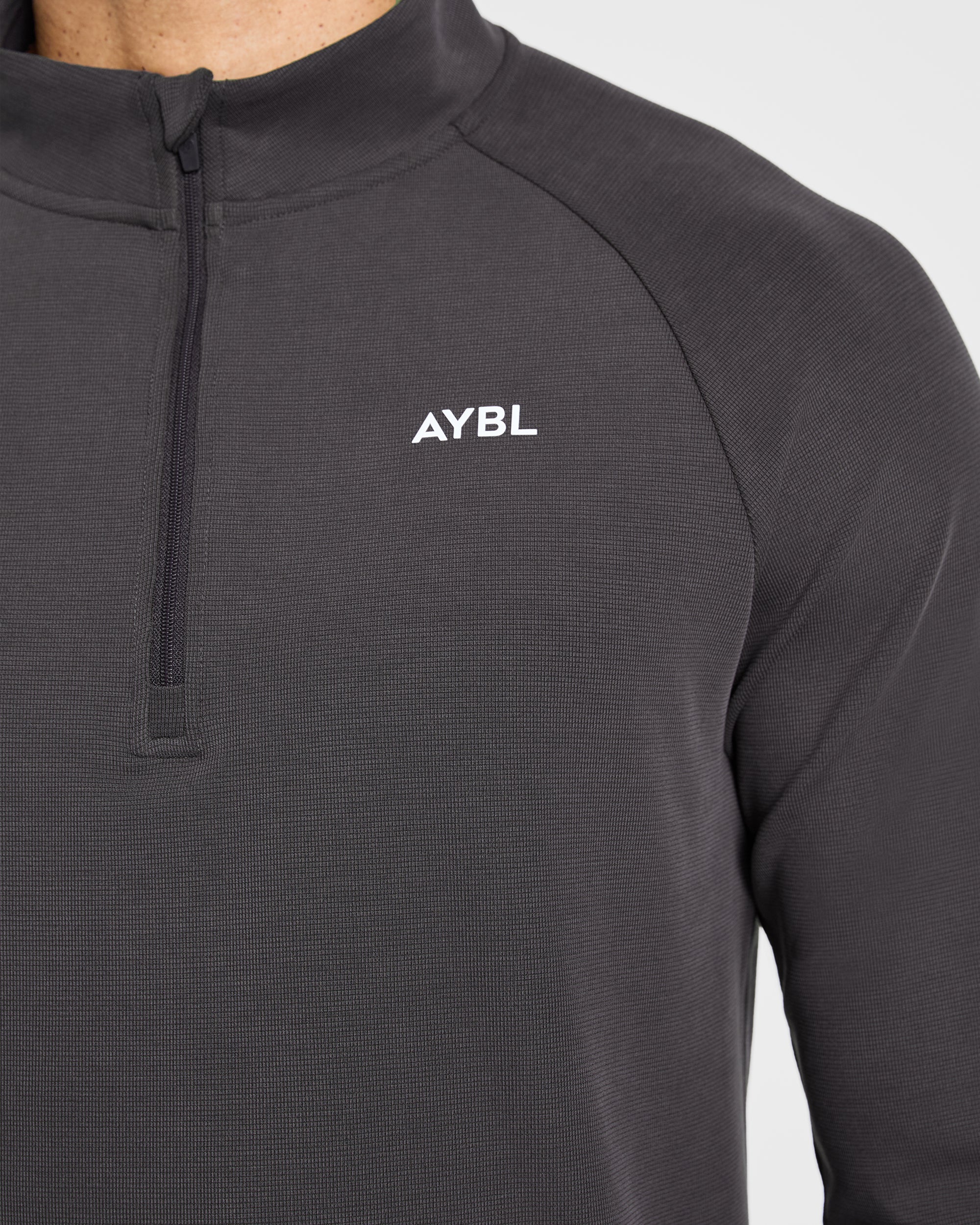 Precision Hybrid 1/4 Zip Pullover - Charcoal - Image 5