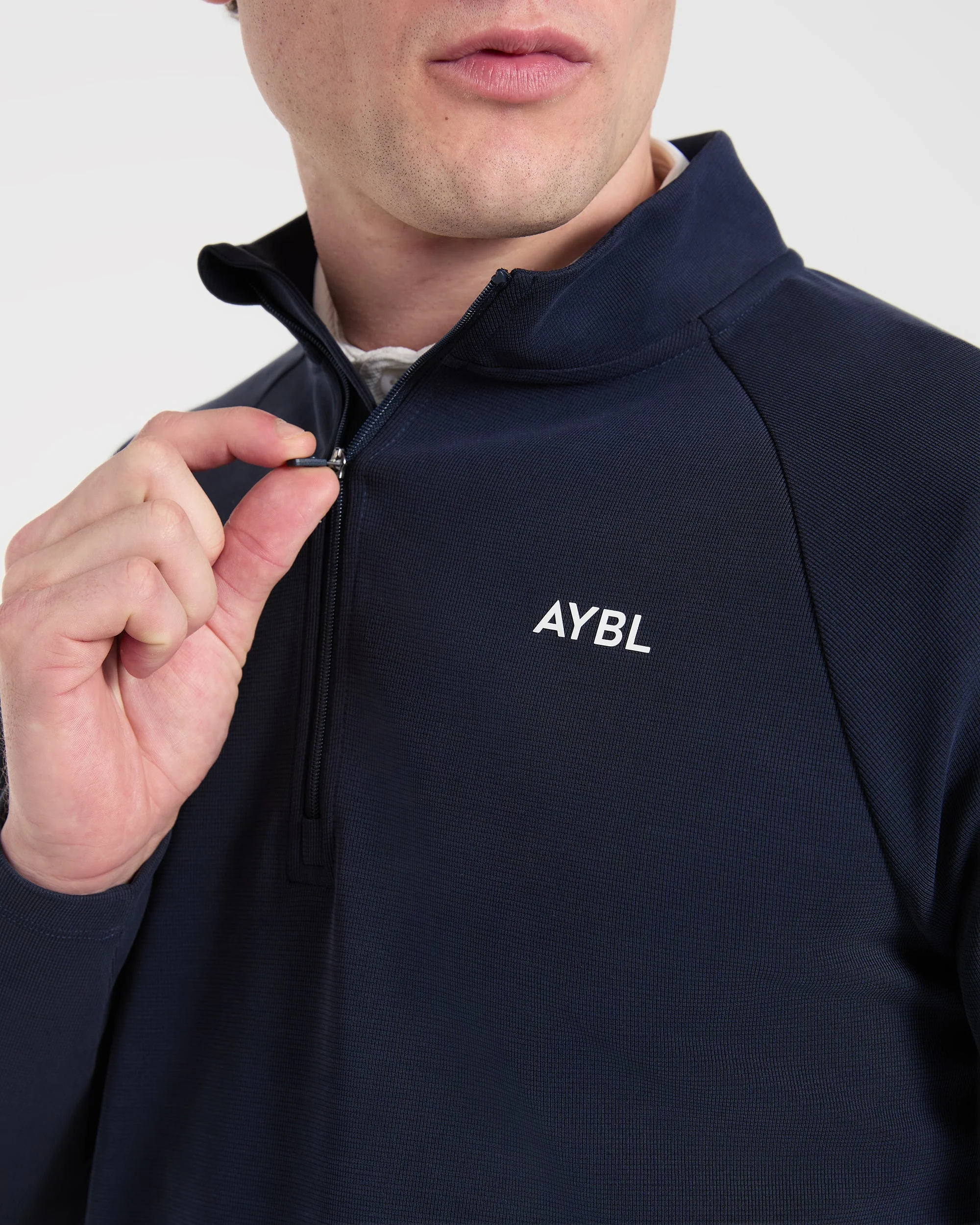 Precision Hybrid 1/4 Zip Pullover - Navy - Image 6