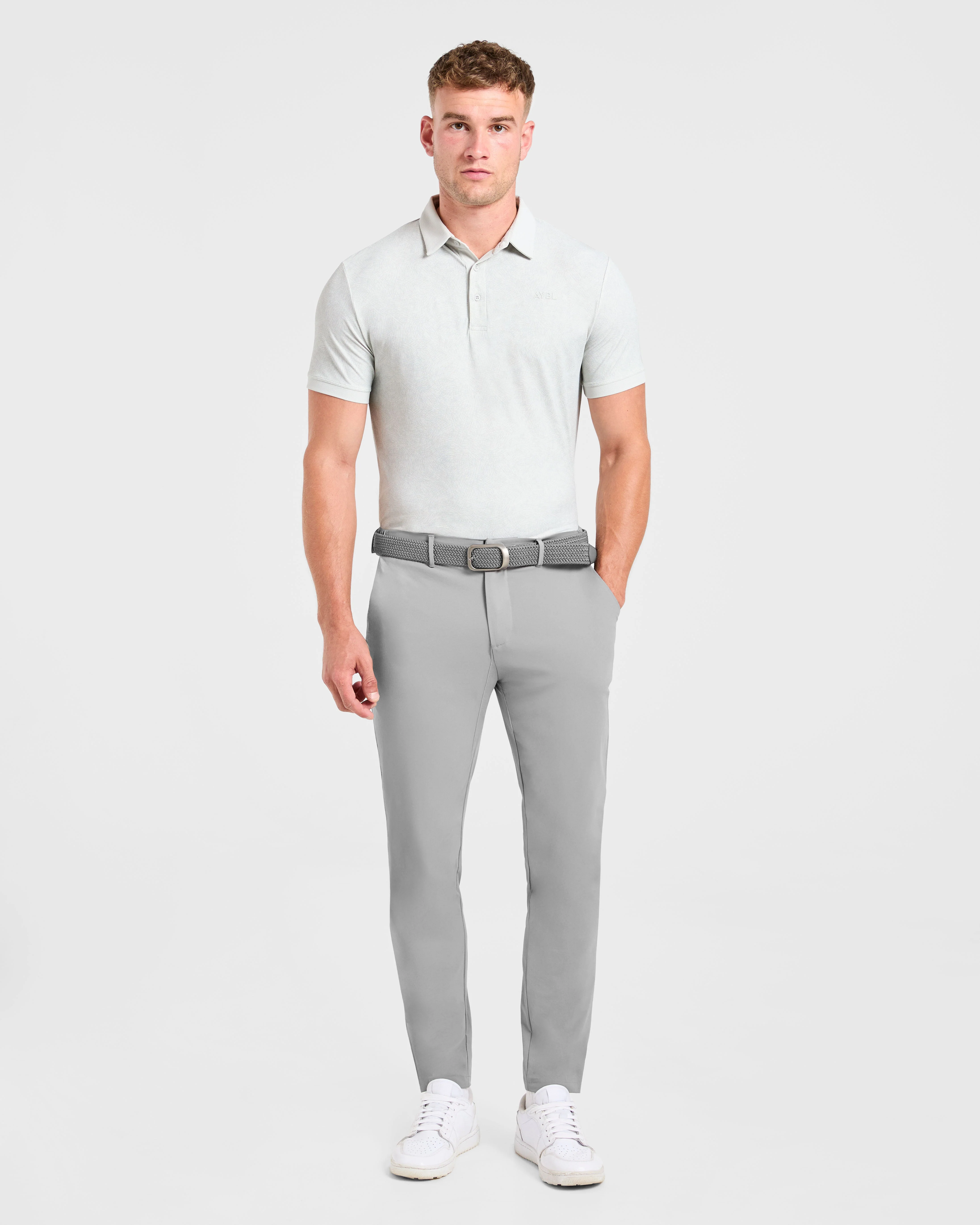 Precision Static Polo - Ice Grey - Image 3