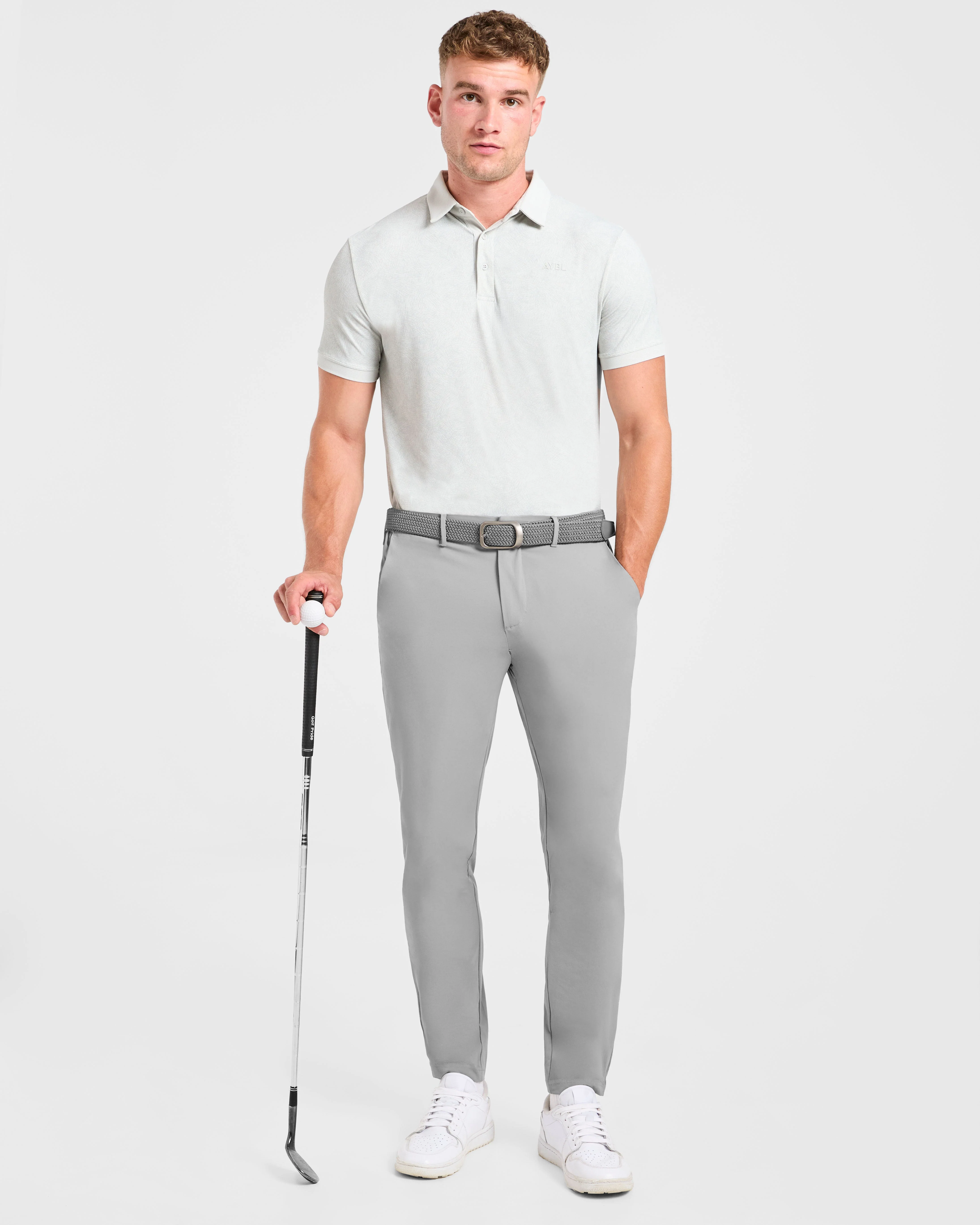 Precision Static Polo - Ice Grey - Image 7