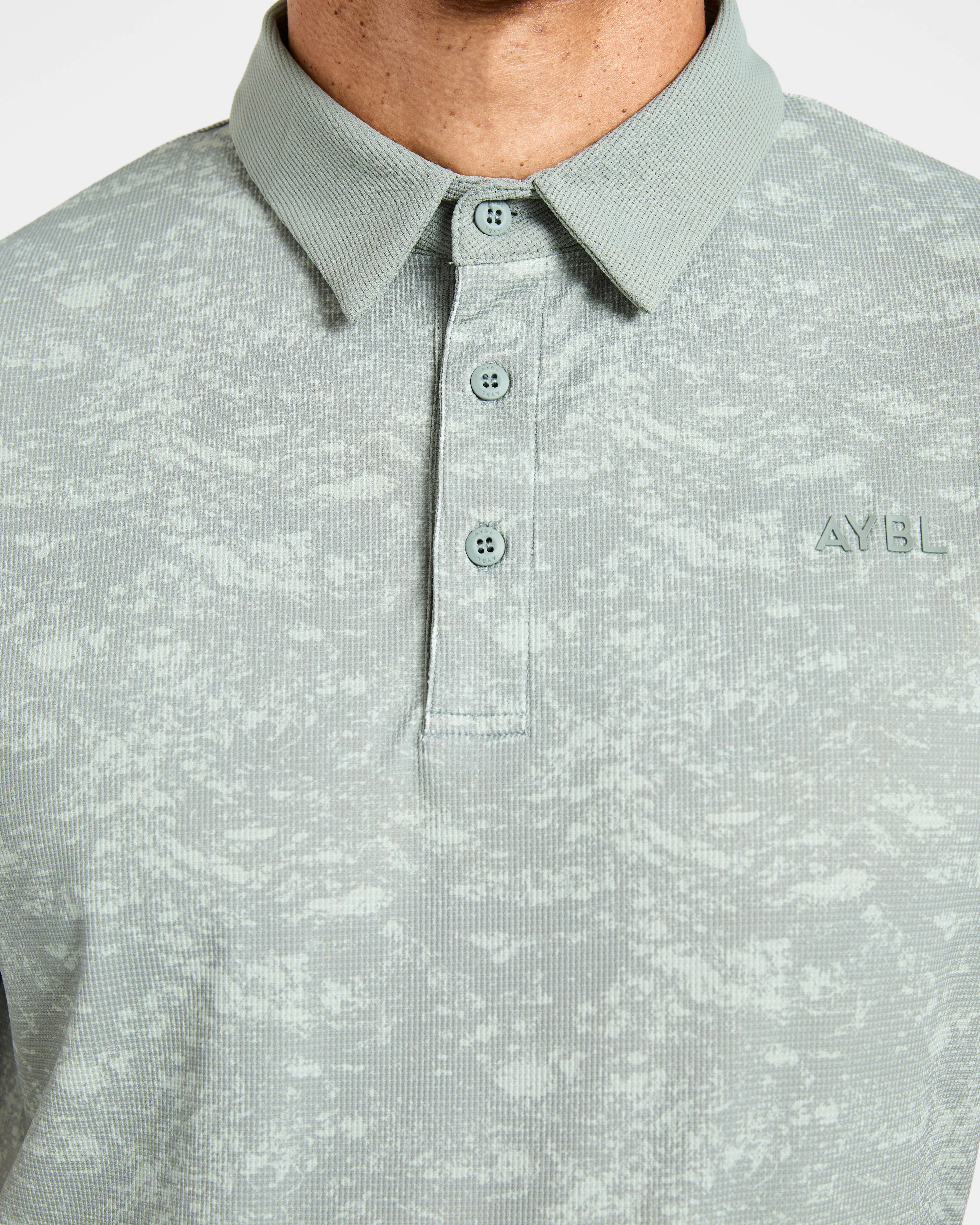 Precision Texture Polo - Deep Washed Sage - Image 6