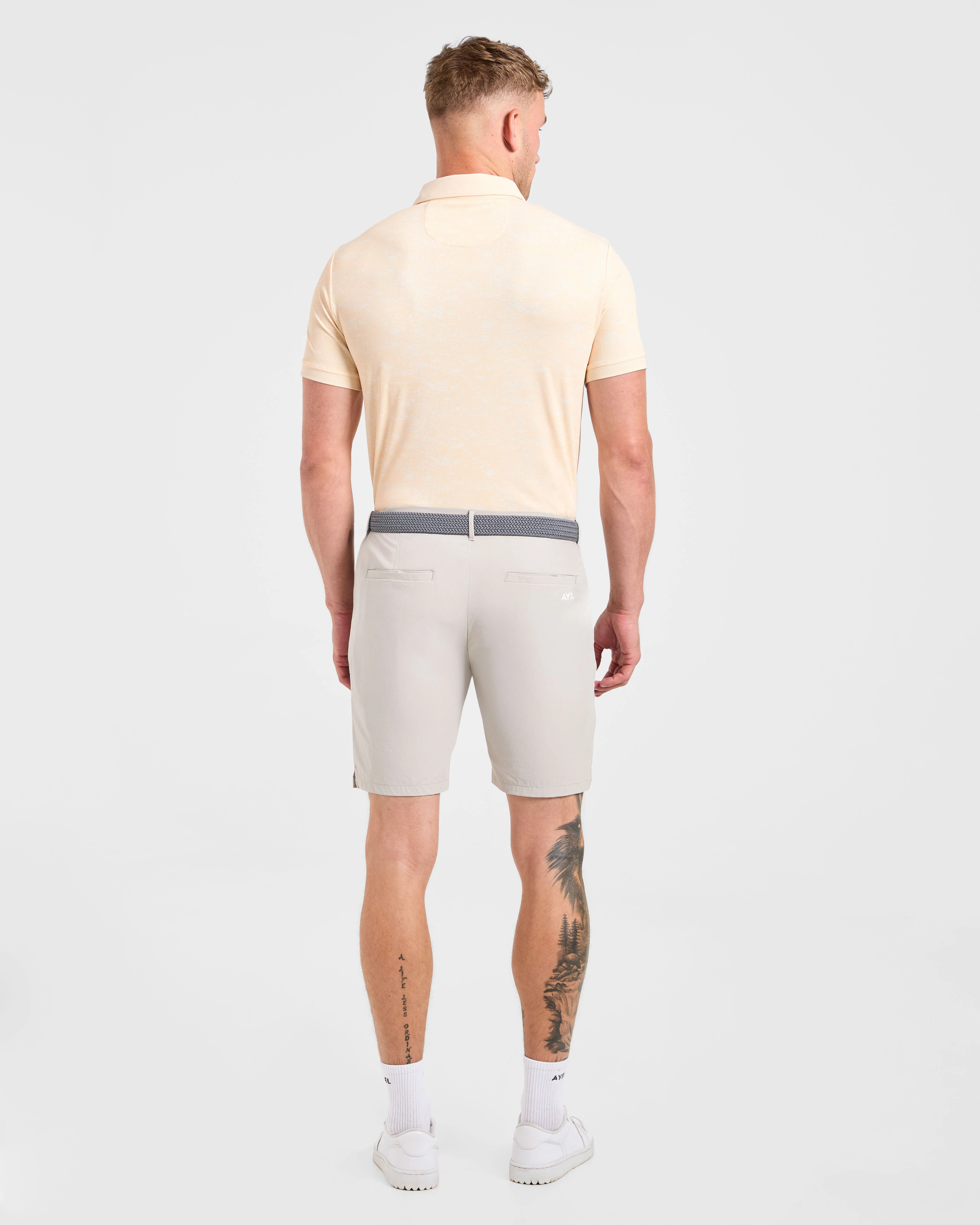 Precision Texture Polo - Peach - Image 4