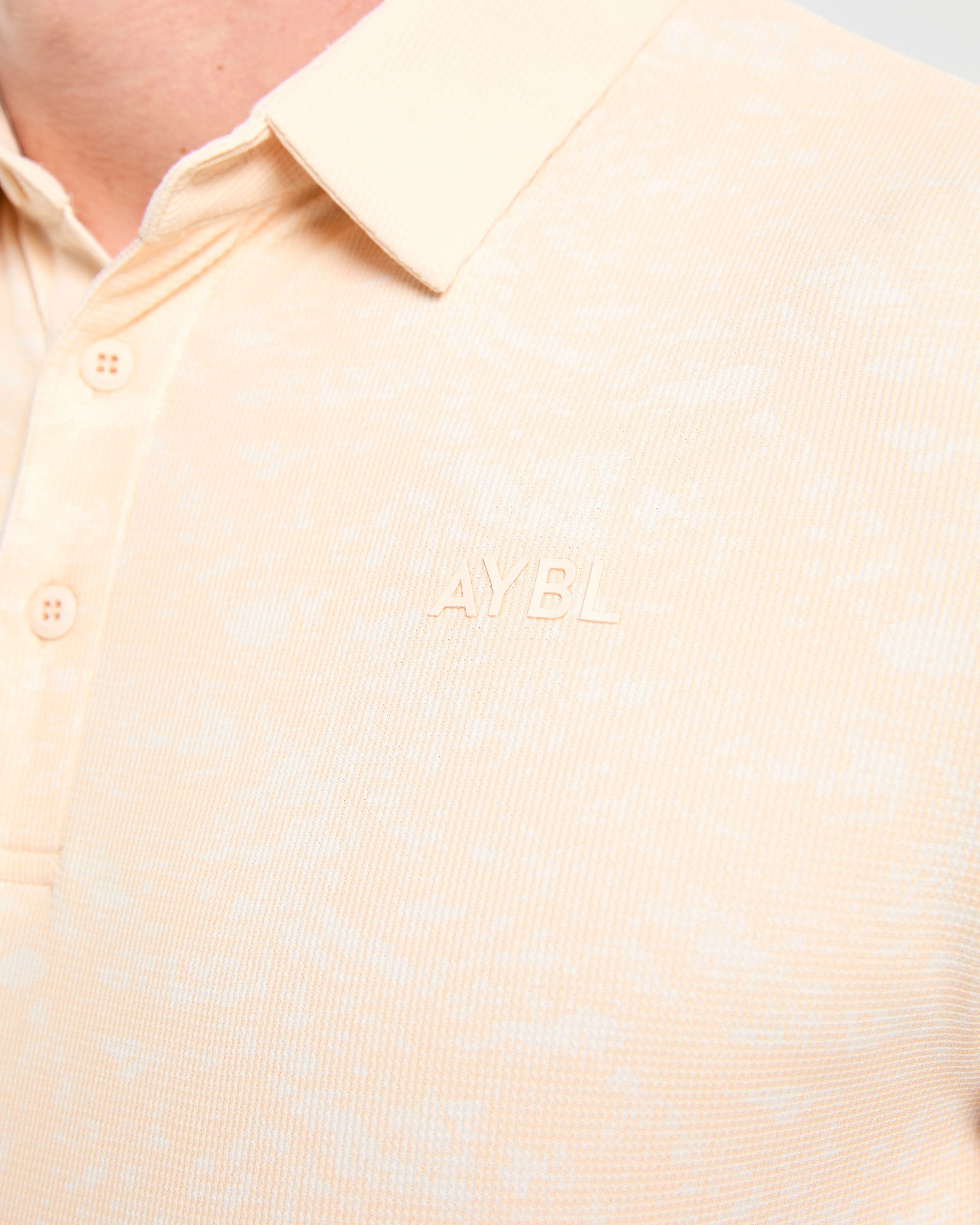 Precision Texture Polo - Peach - Image 5