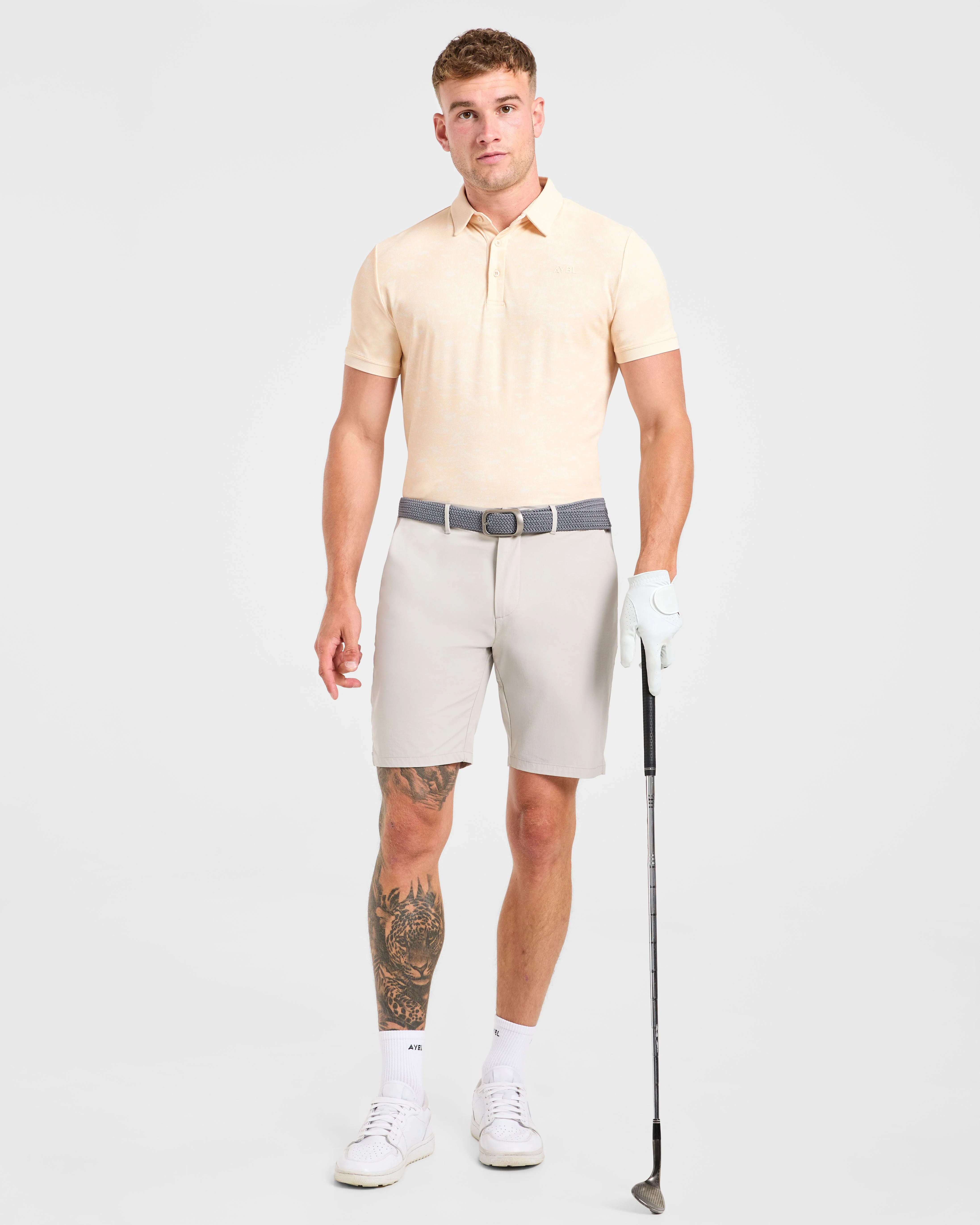 Precision Texture Polo - Peach - Image 7