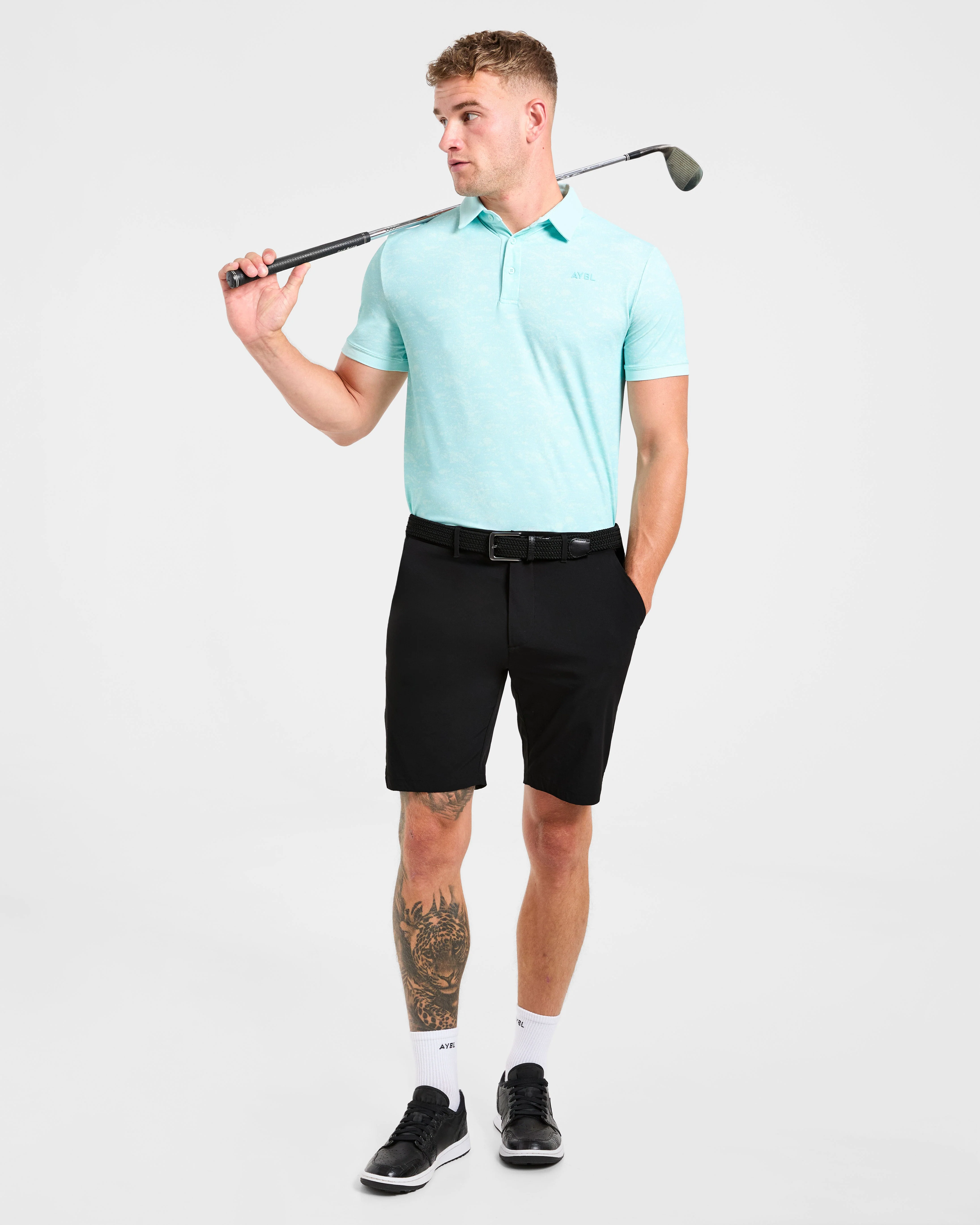 Precision Texture Polo - Summer Blue - Image 7