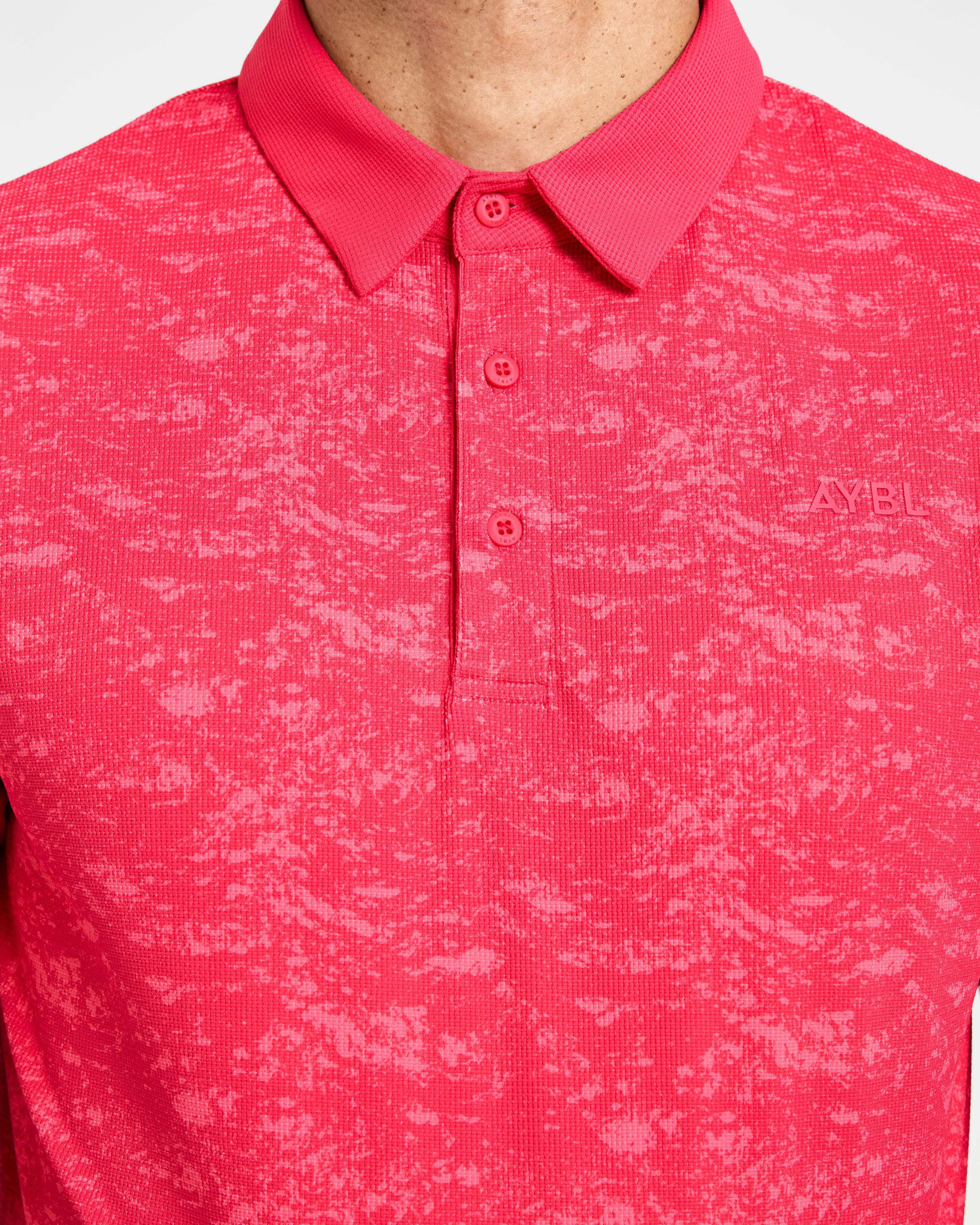 Precision Texture Polo - Summer Red - Image 5
