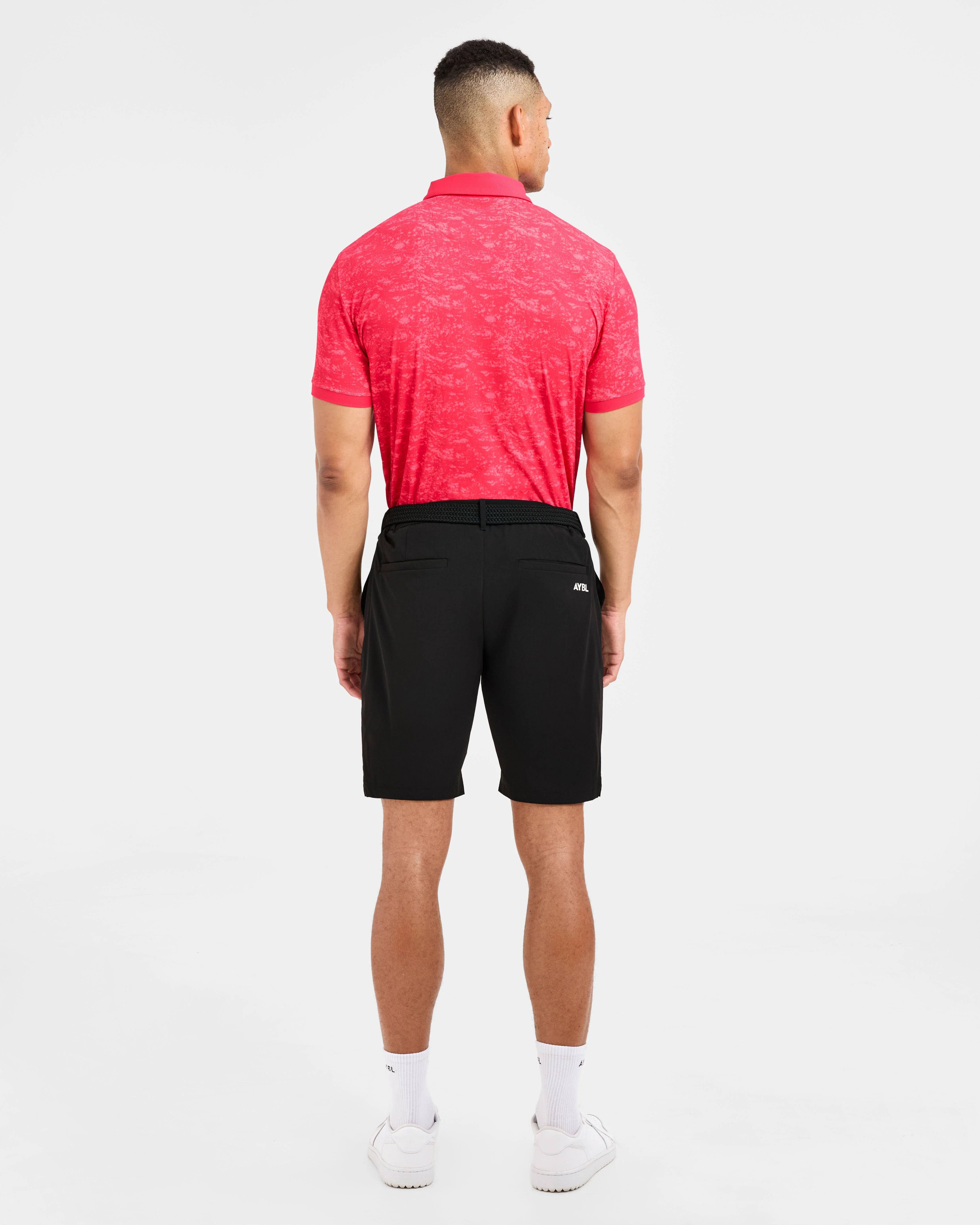 Precision Texture Polo - Summer Red - Image 6