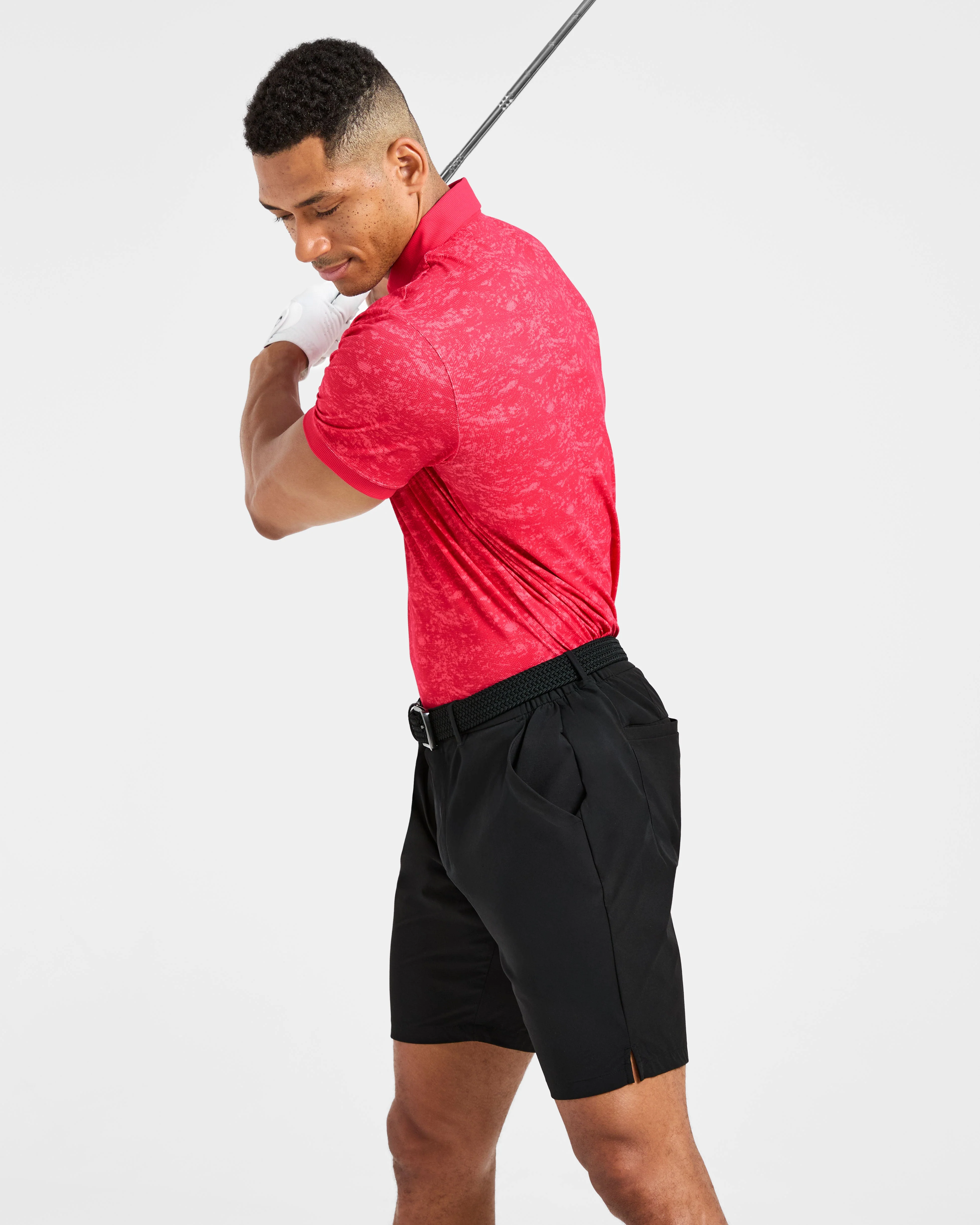 Precision Texture Polo - Summer Red - Image 7