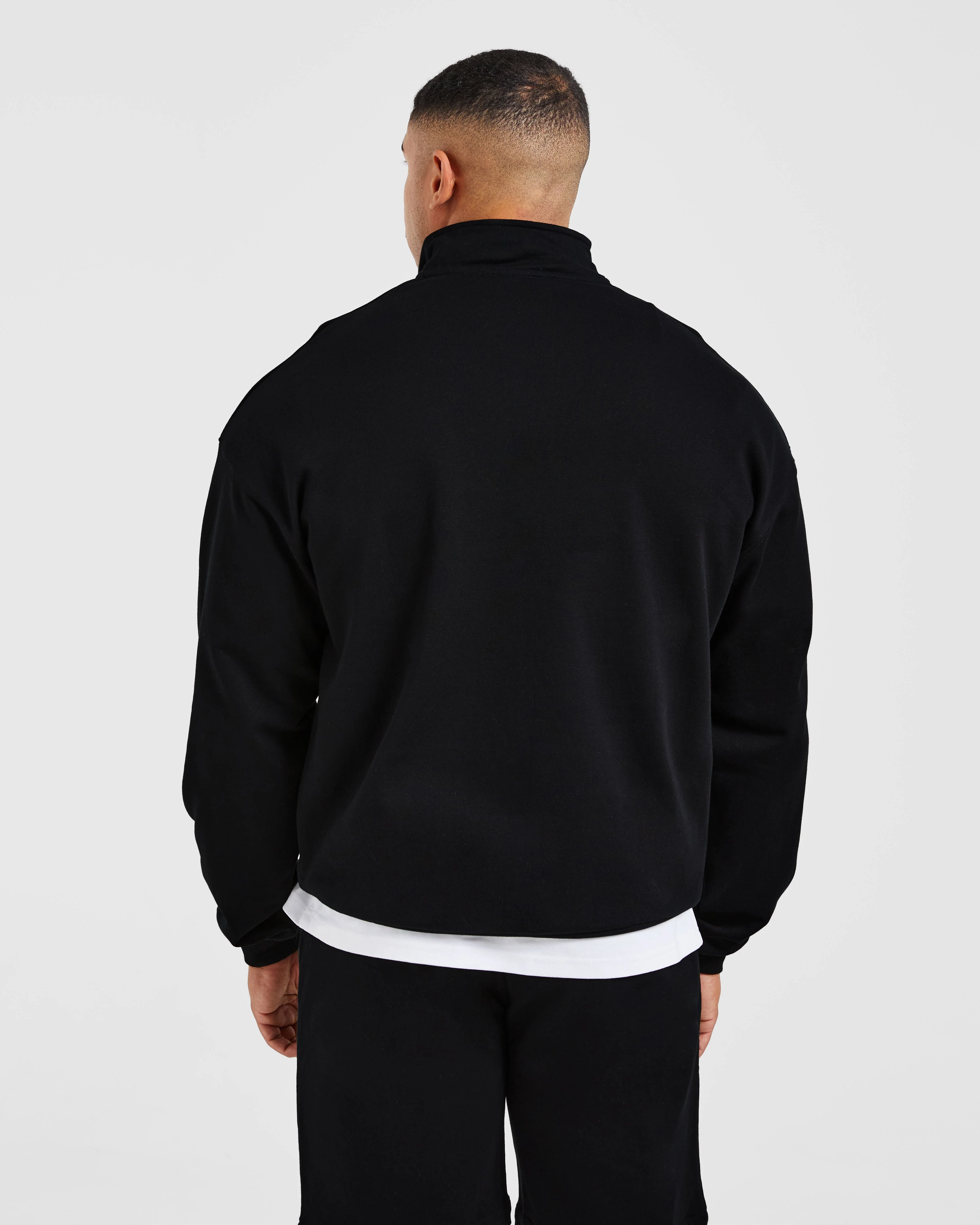 Rebound 1/4 Zip Pullover - Black - Image 2