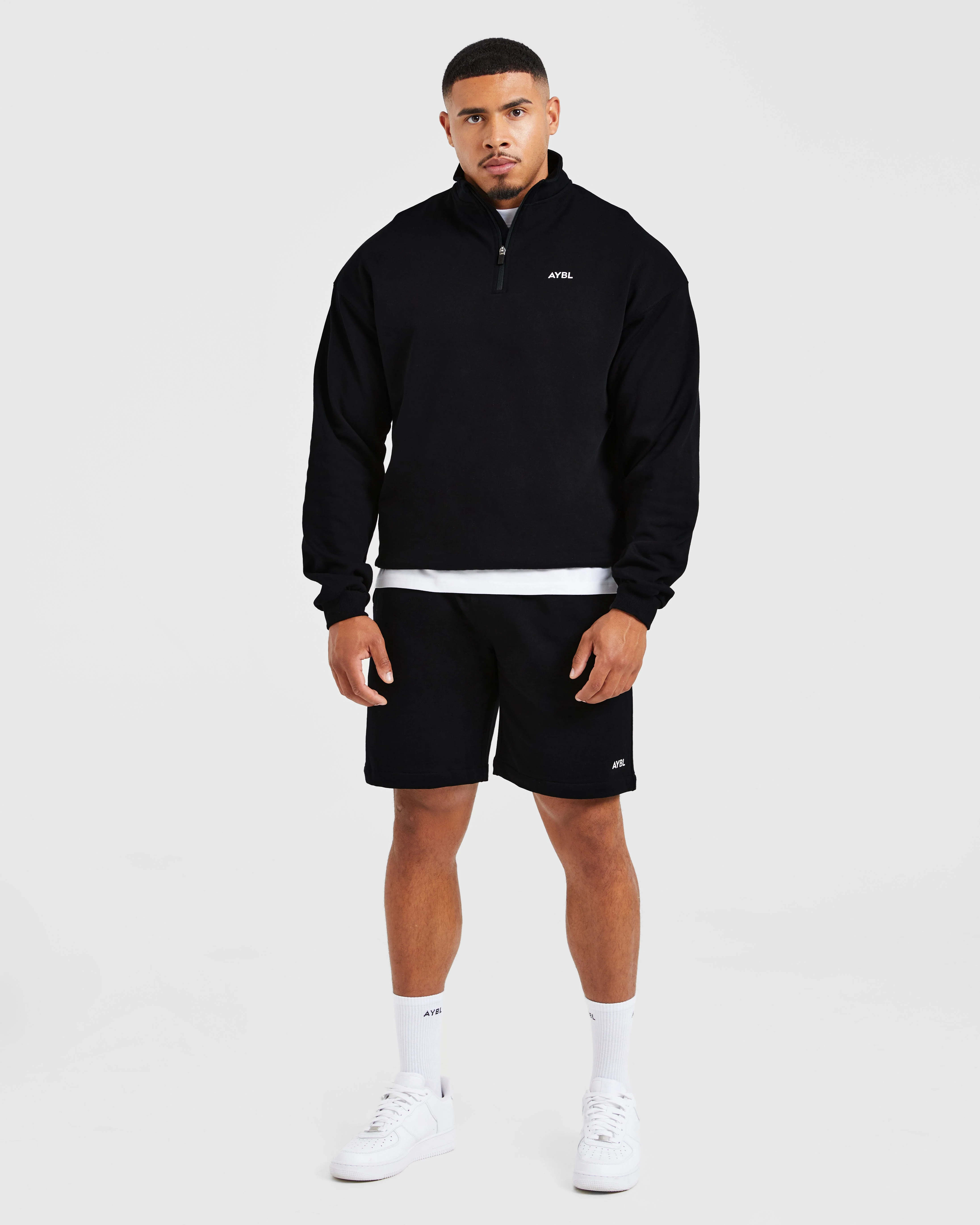 Rebound 1/4 Zip Pullover - Black - Image 3