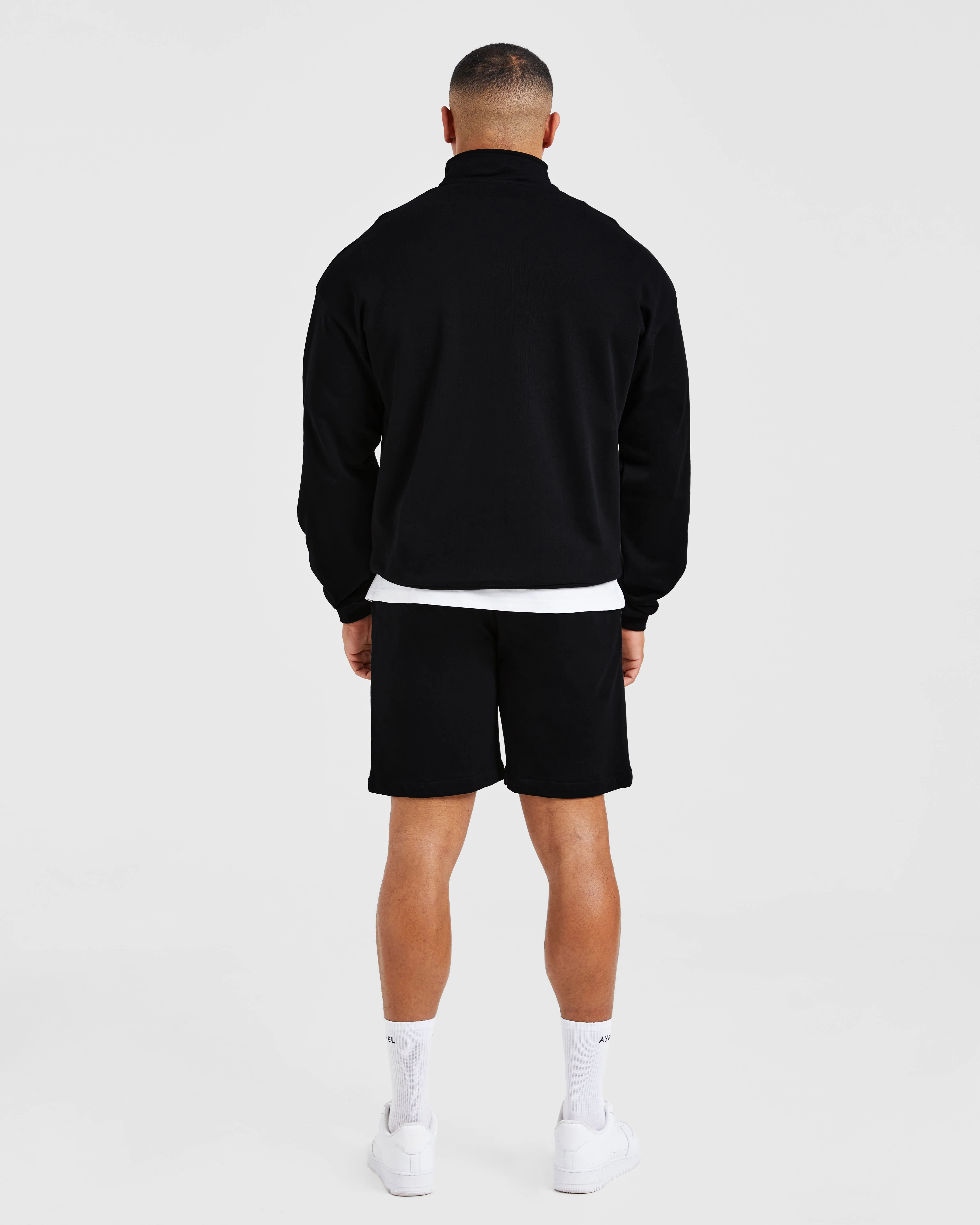 Rebound 1/4 Zip Pullover - Black - Image 4