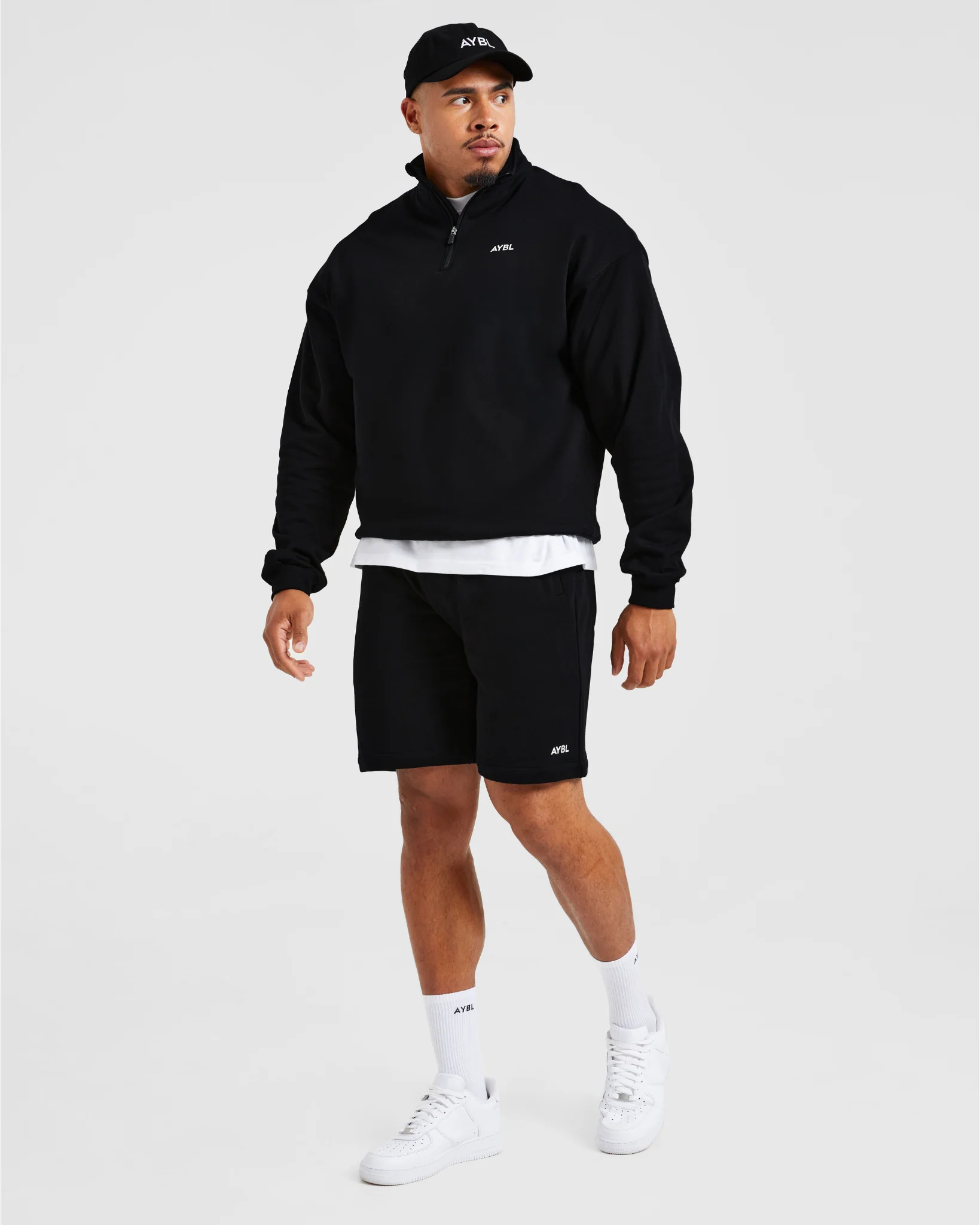 Rebound 1/4 Zip Pullover - Black - Image 7