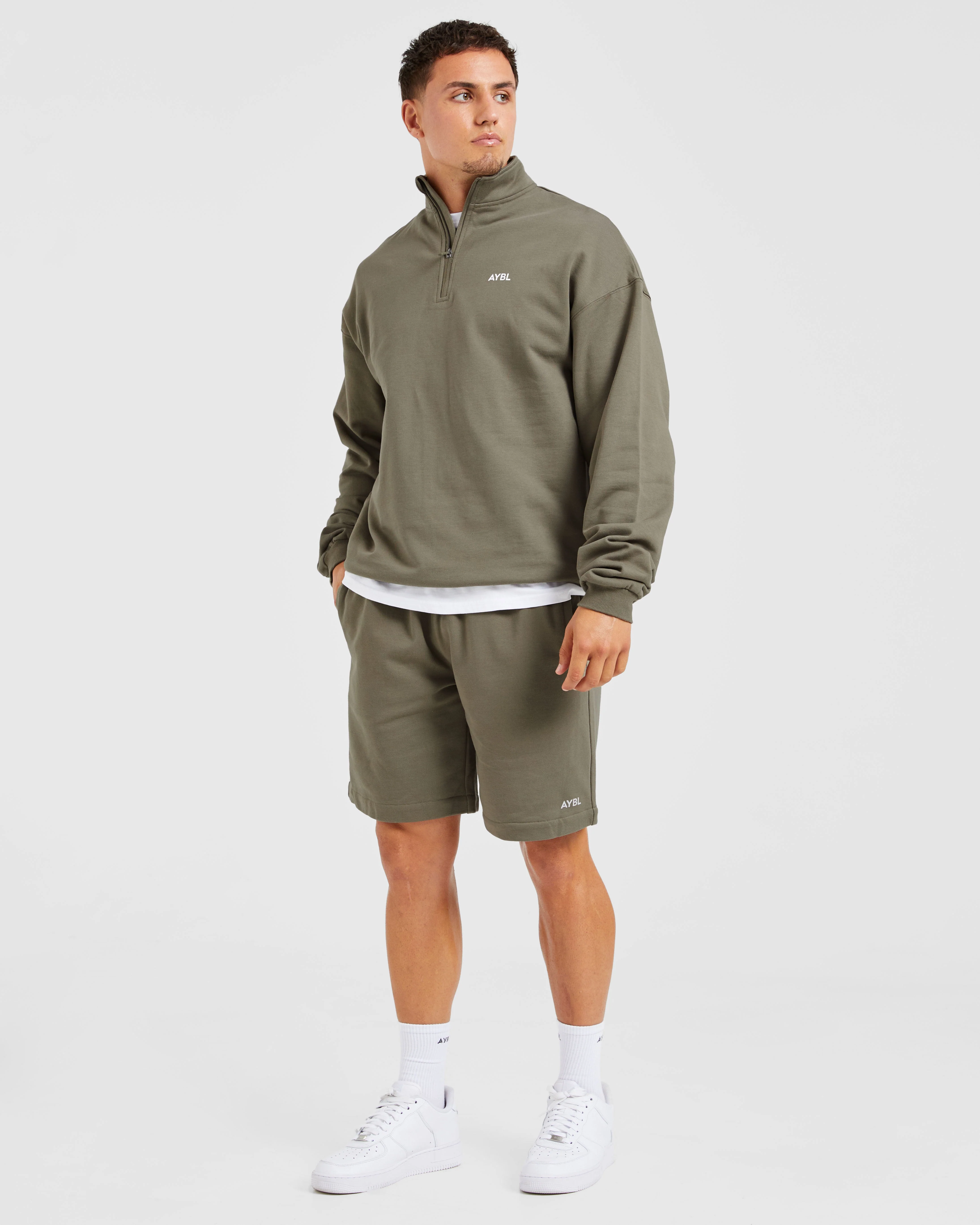 Rebound Shorts - Dusky Olive - Image 8