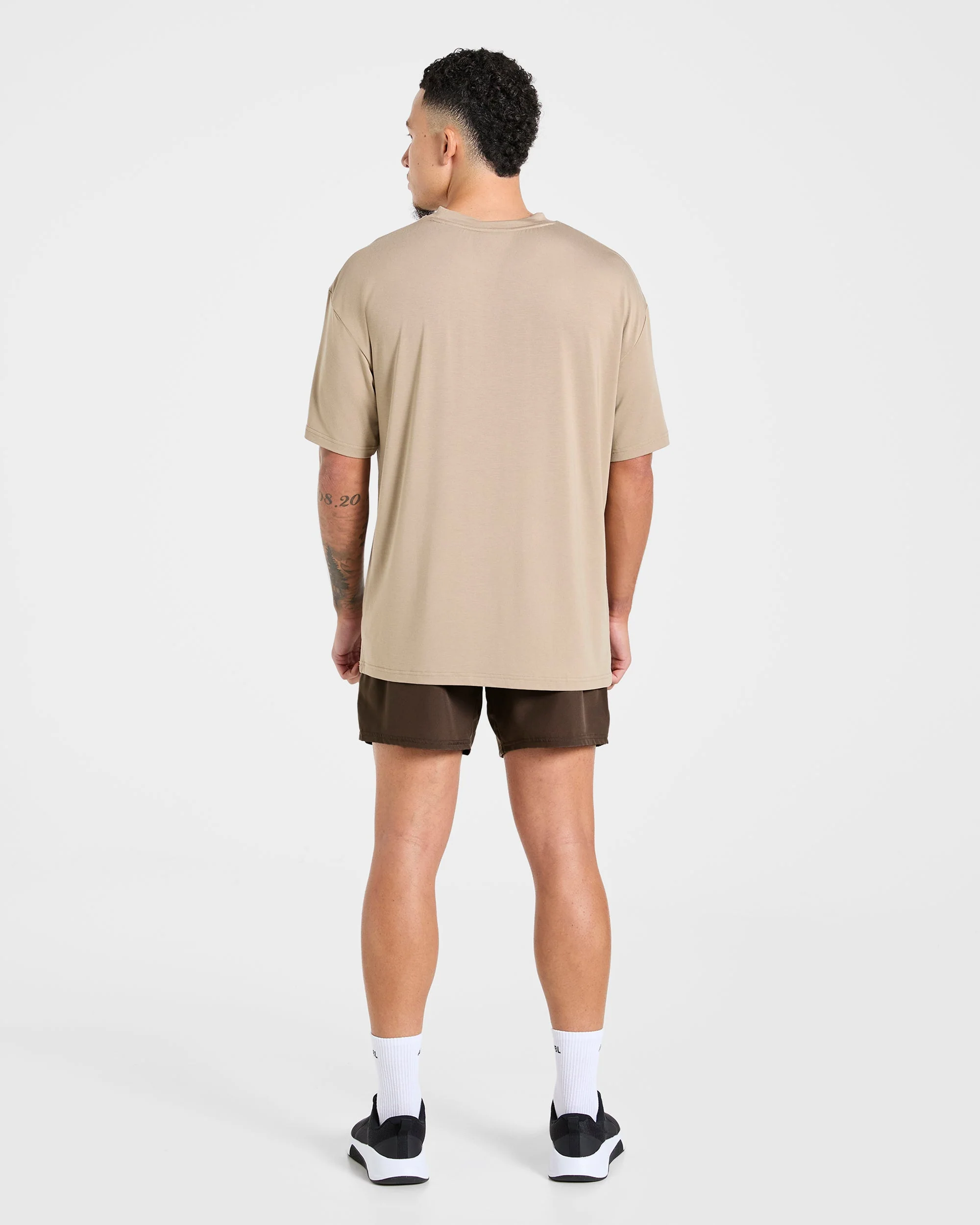 Reinforce Training T Shirt - Tawny Brown - Image 4