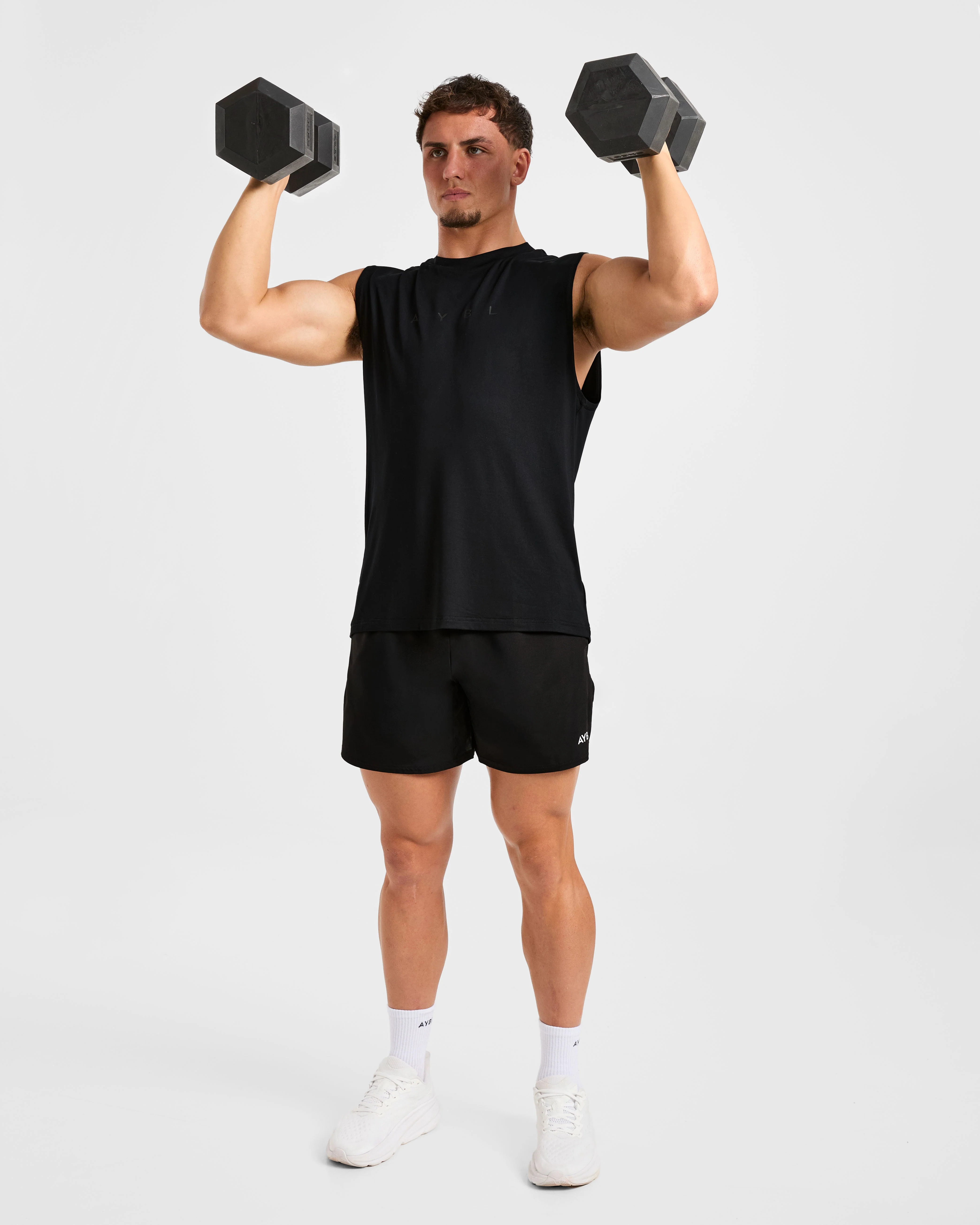 Reinforce Training Tank - Black - Image 8