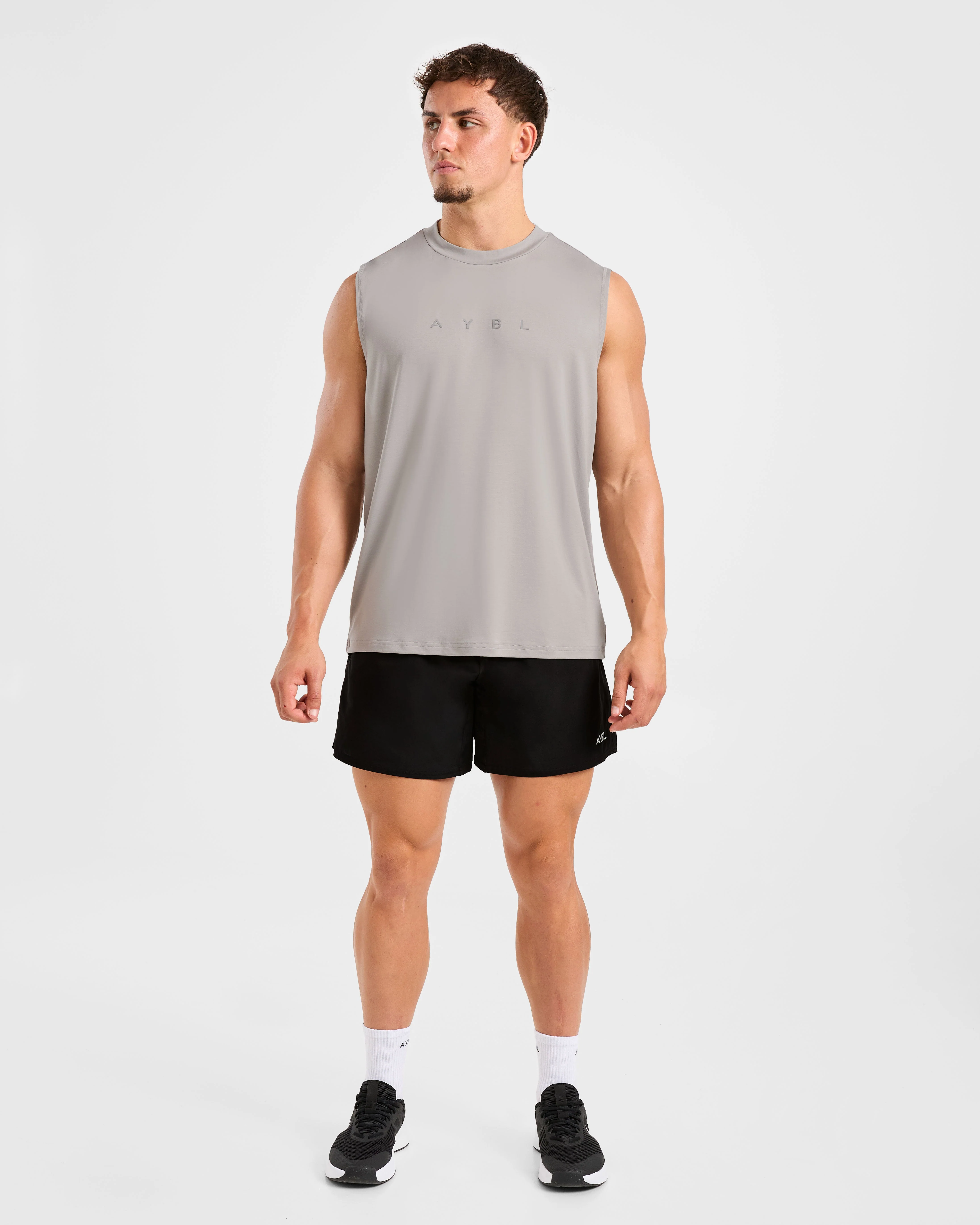 Reinforce Training Tank - Clay Grey - Image 3