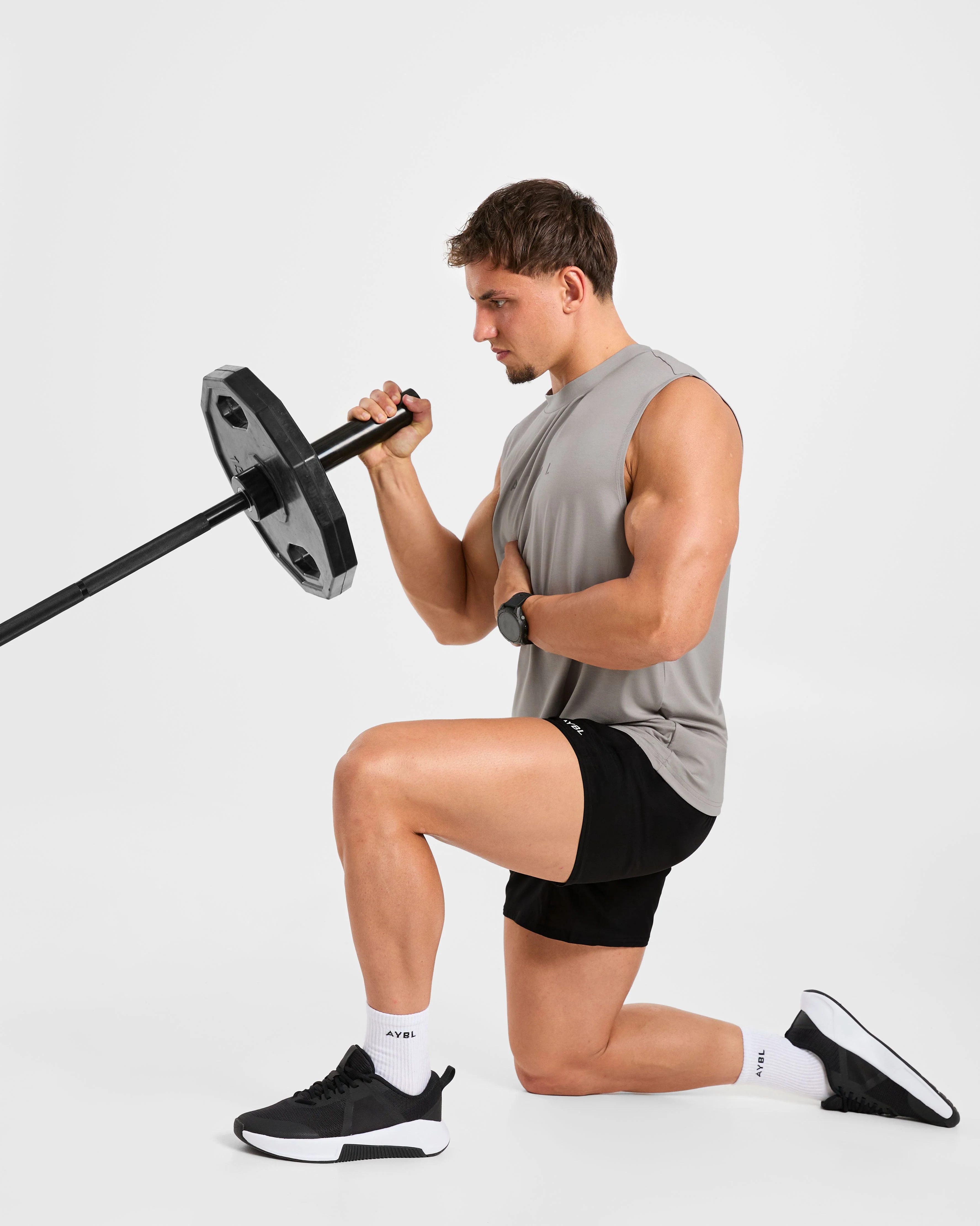 Reinforce Training Tank - Clay Grey - Image 8