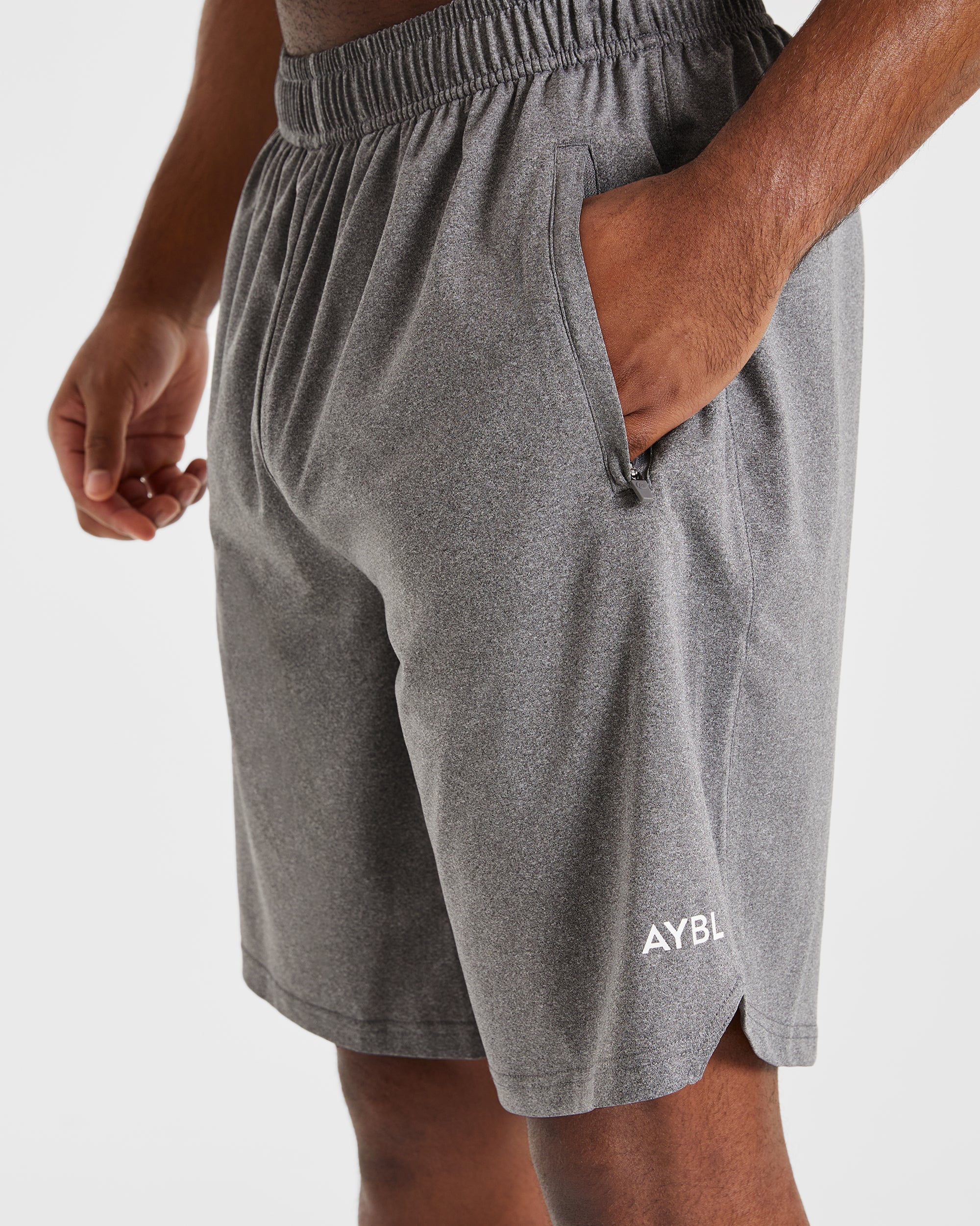 Reset Shorts - Grey Marl - Image 6