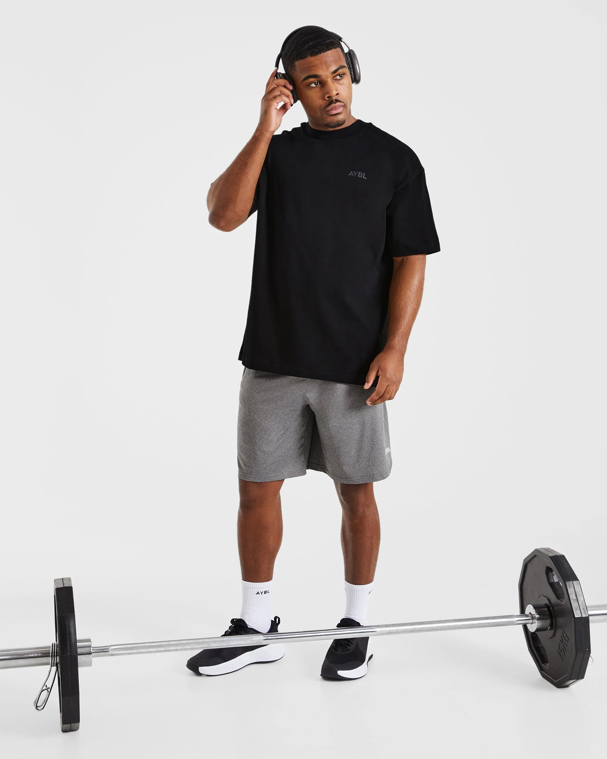 Reset Shorts - Grey Marl - Image 8