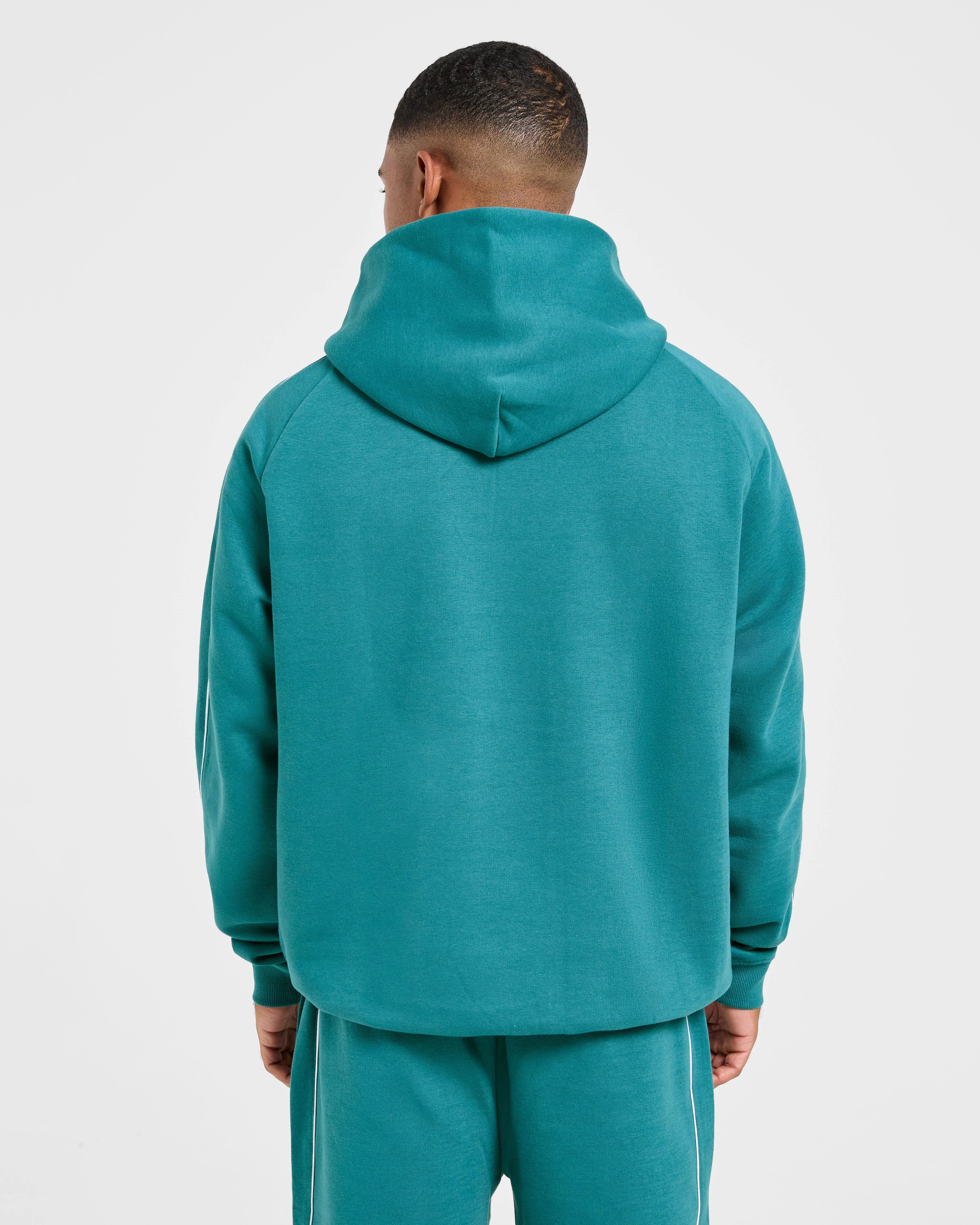 Restore Oversized Hoodie - Deep Teal - Image 2