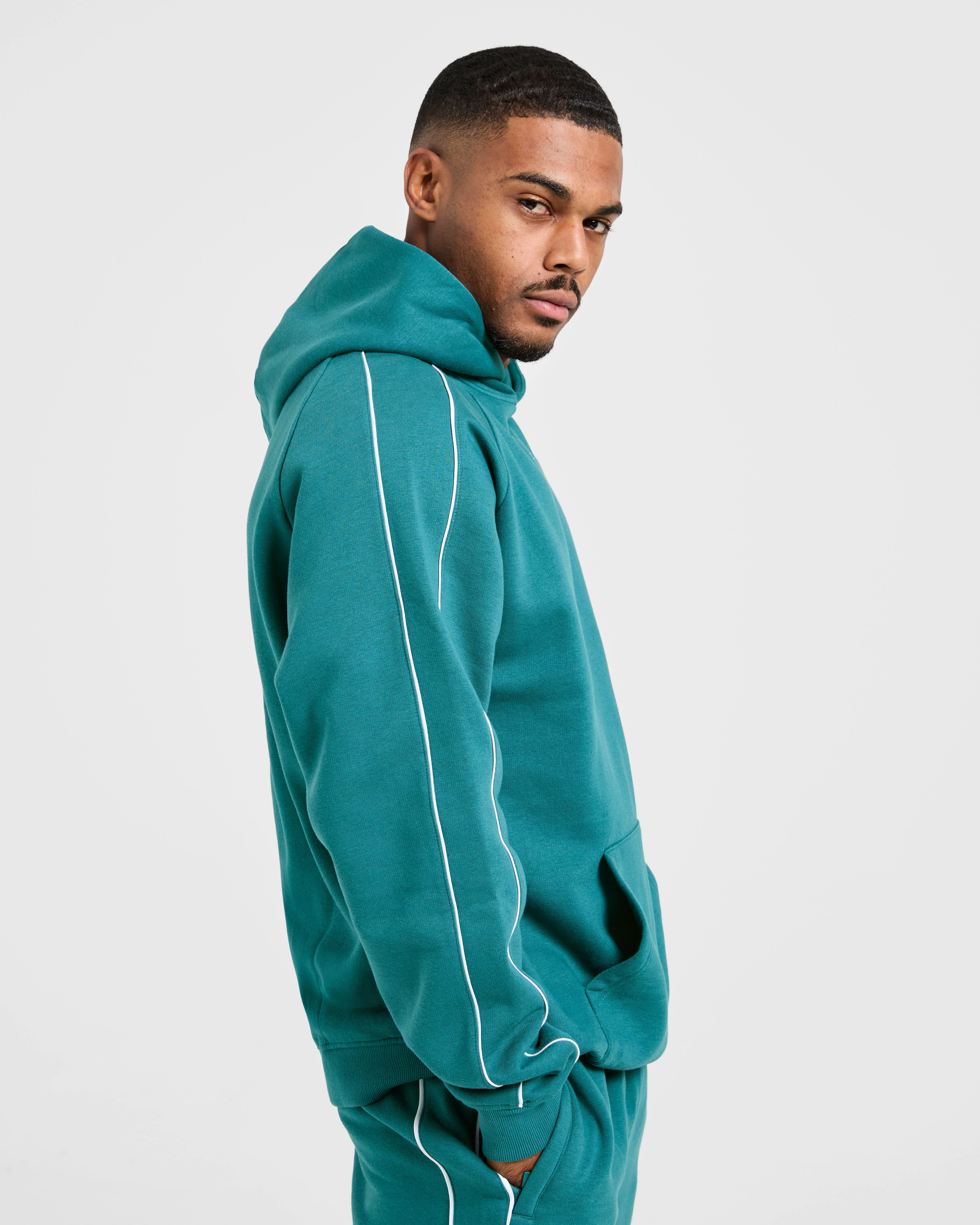 Restore Oversized Hoodie - Deep Teal - Image 7