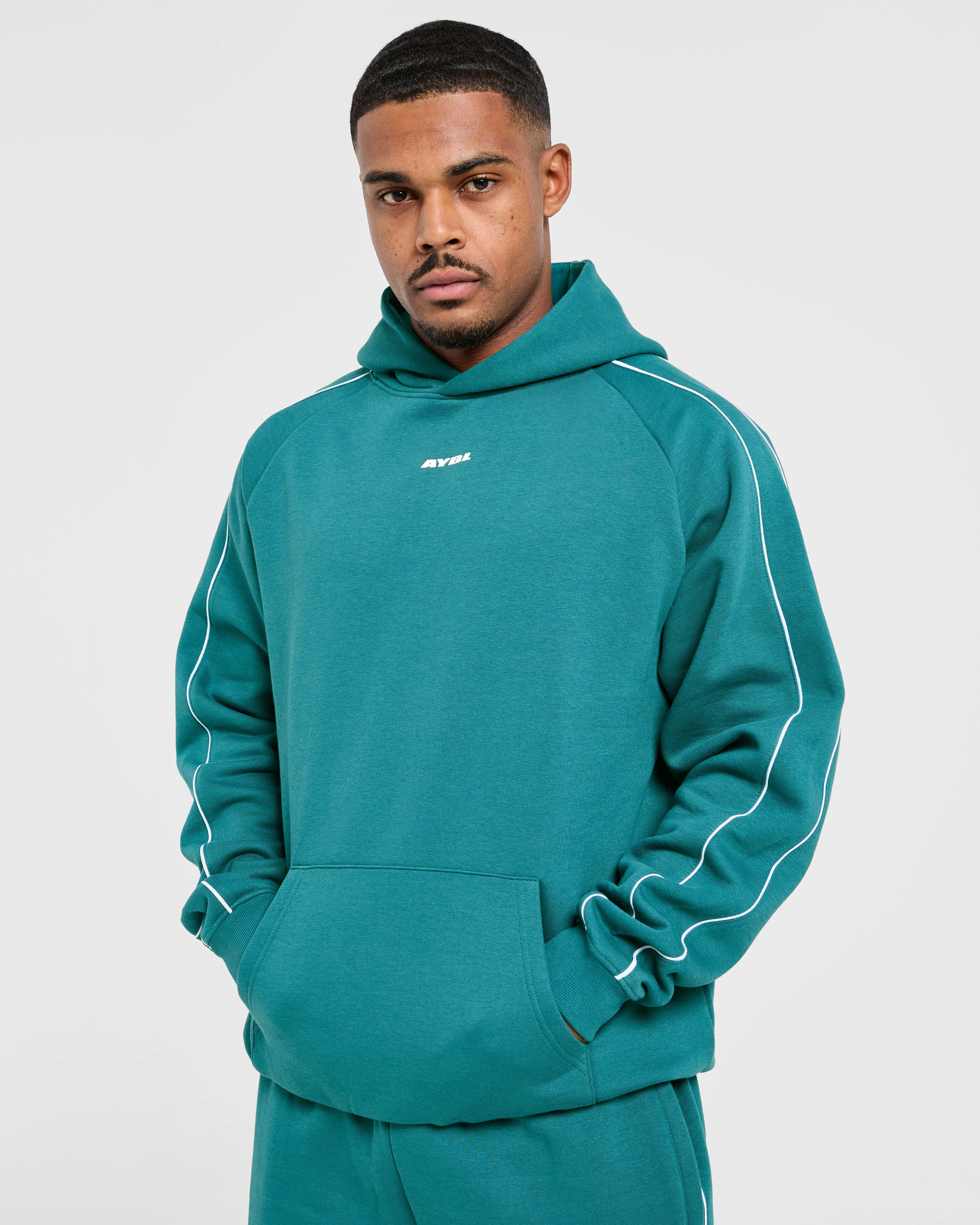 Restore Oversized Hoodie - Deep Teal - Image 8