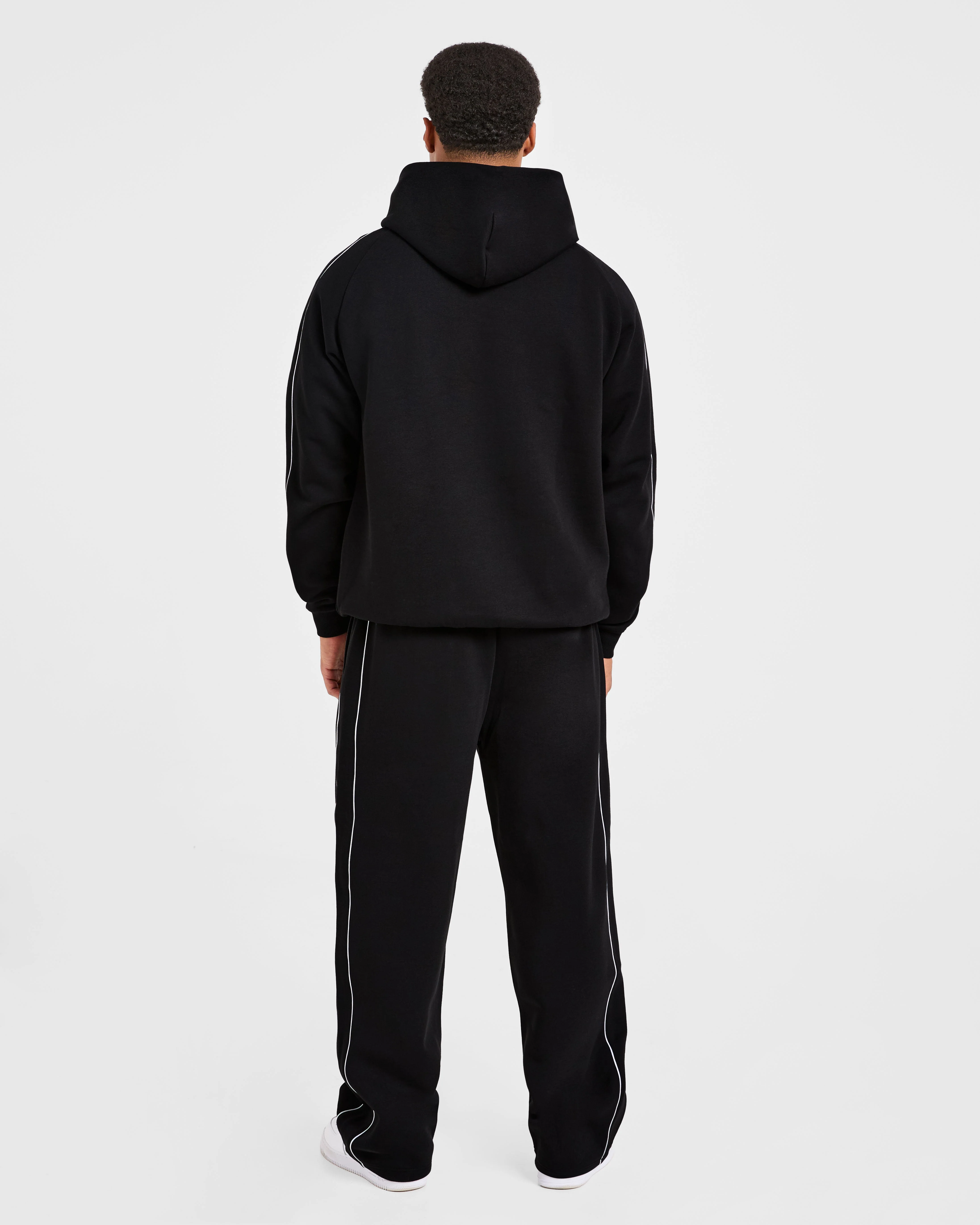 Restore Oversized Straight Leg Joggers - Black - Image 4