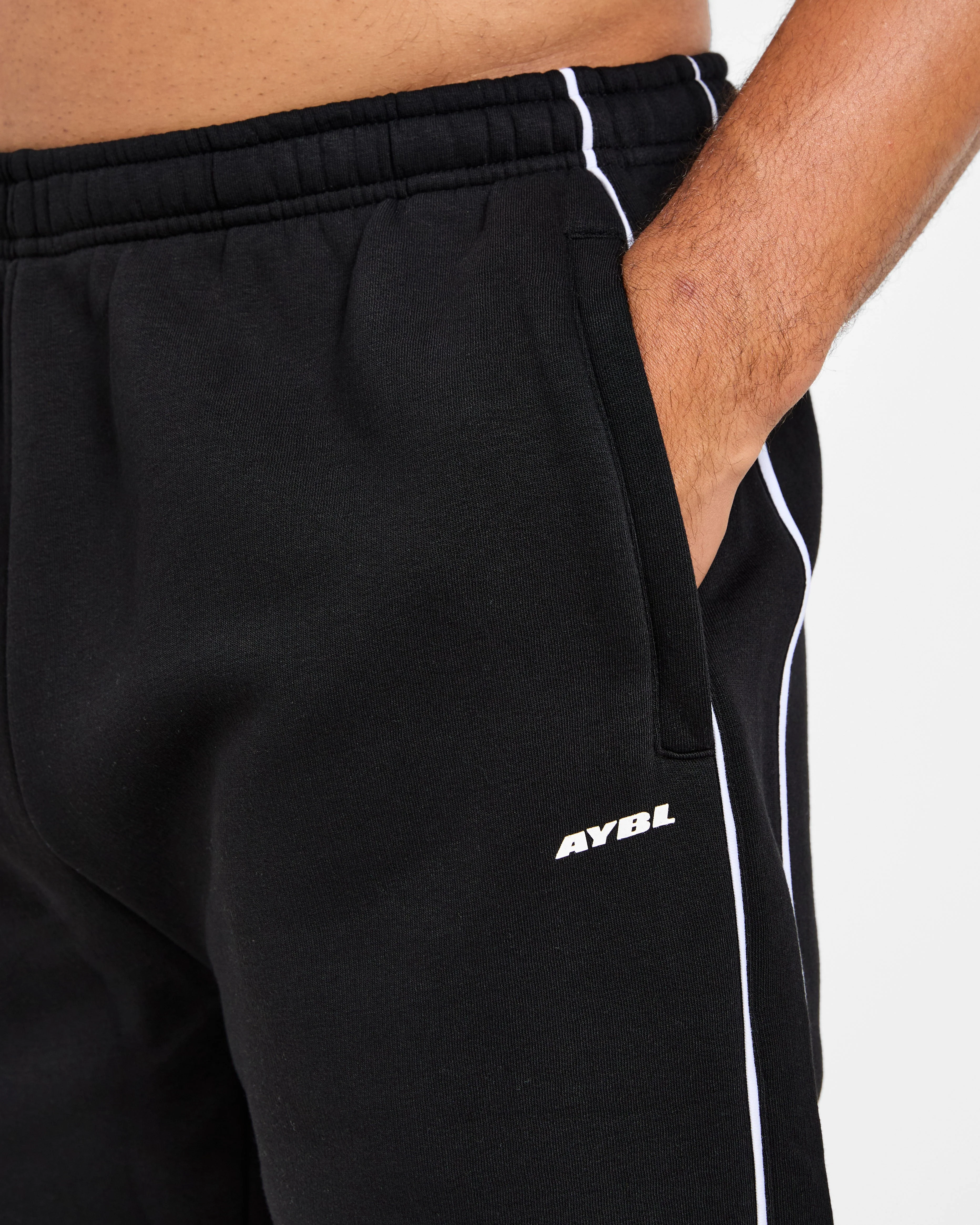 Restore Oversized Straight Leg Joggers - Black - Image 5