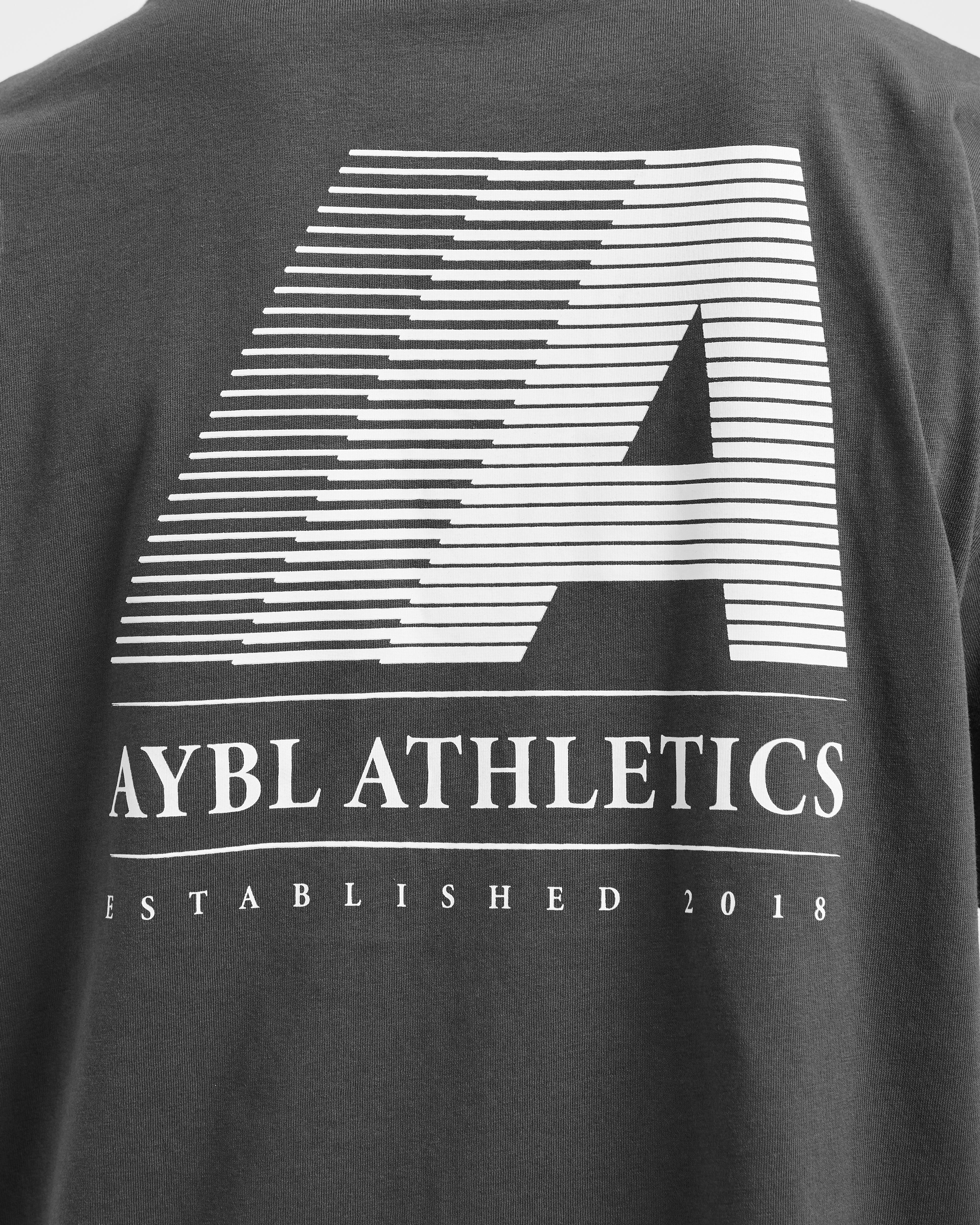 Retro Athletics Oversized T Shirt - Charcoal - Image 6